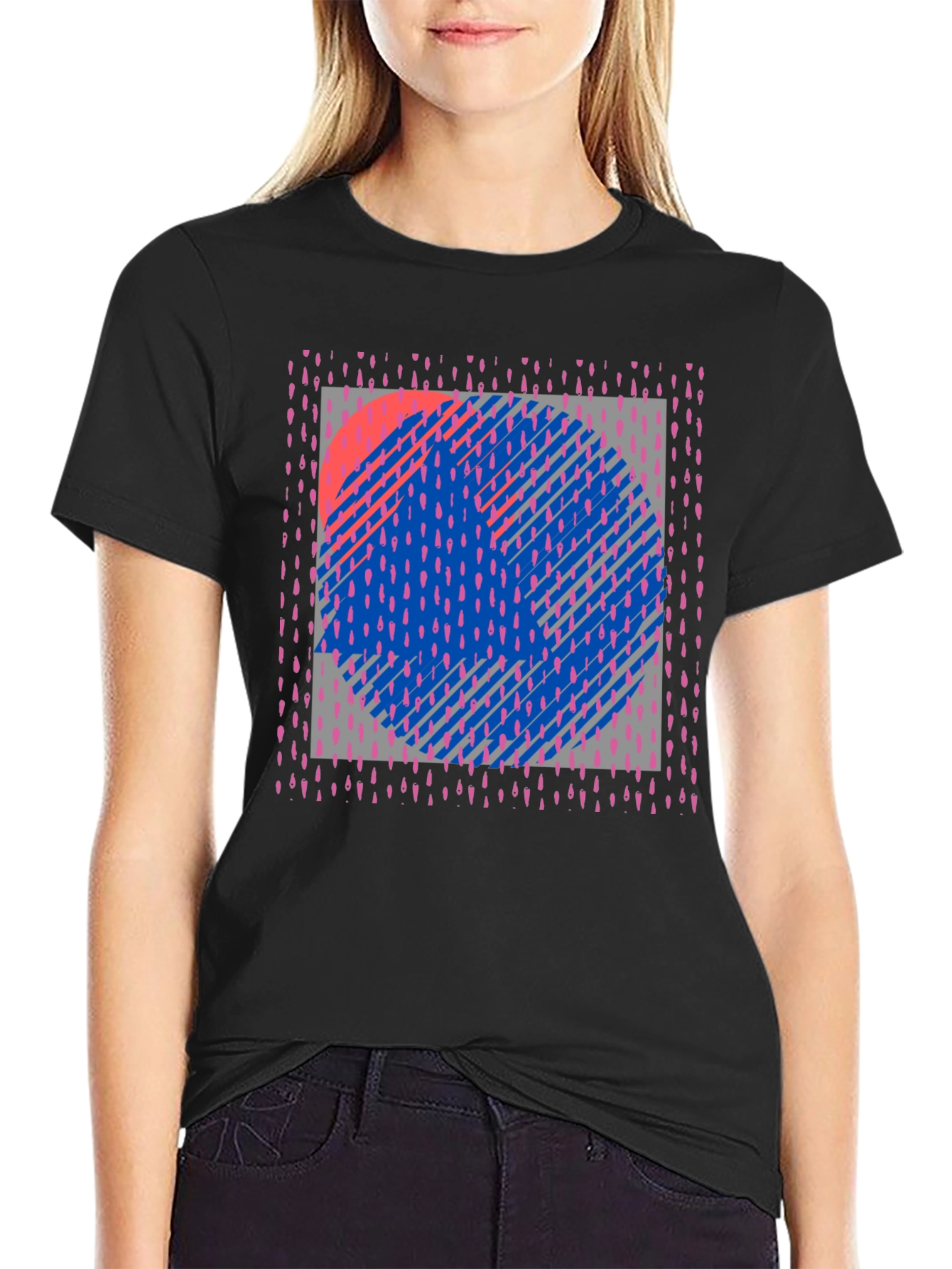 Geometric Circle Graphic Tee