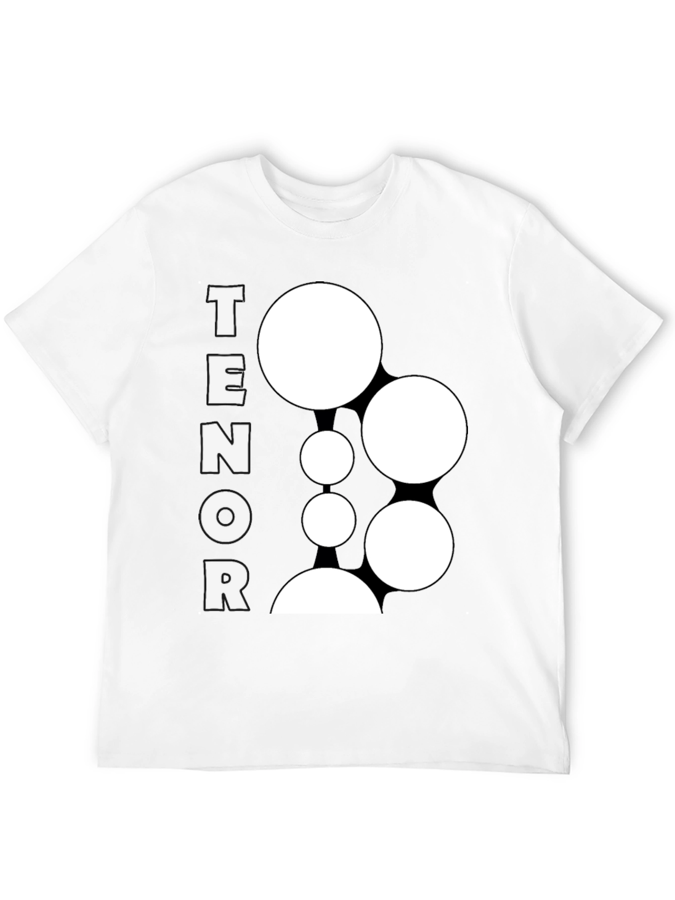 Tenor Singer Graphic Tee - Black