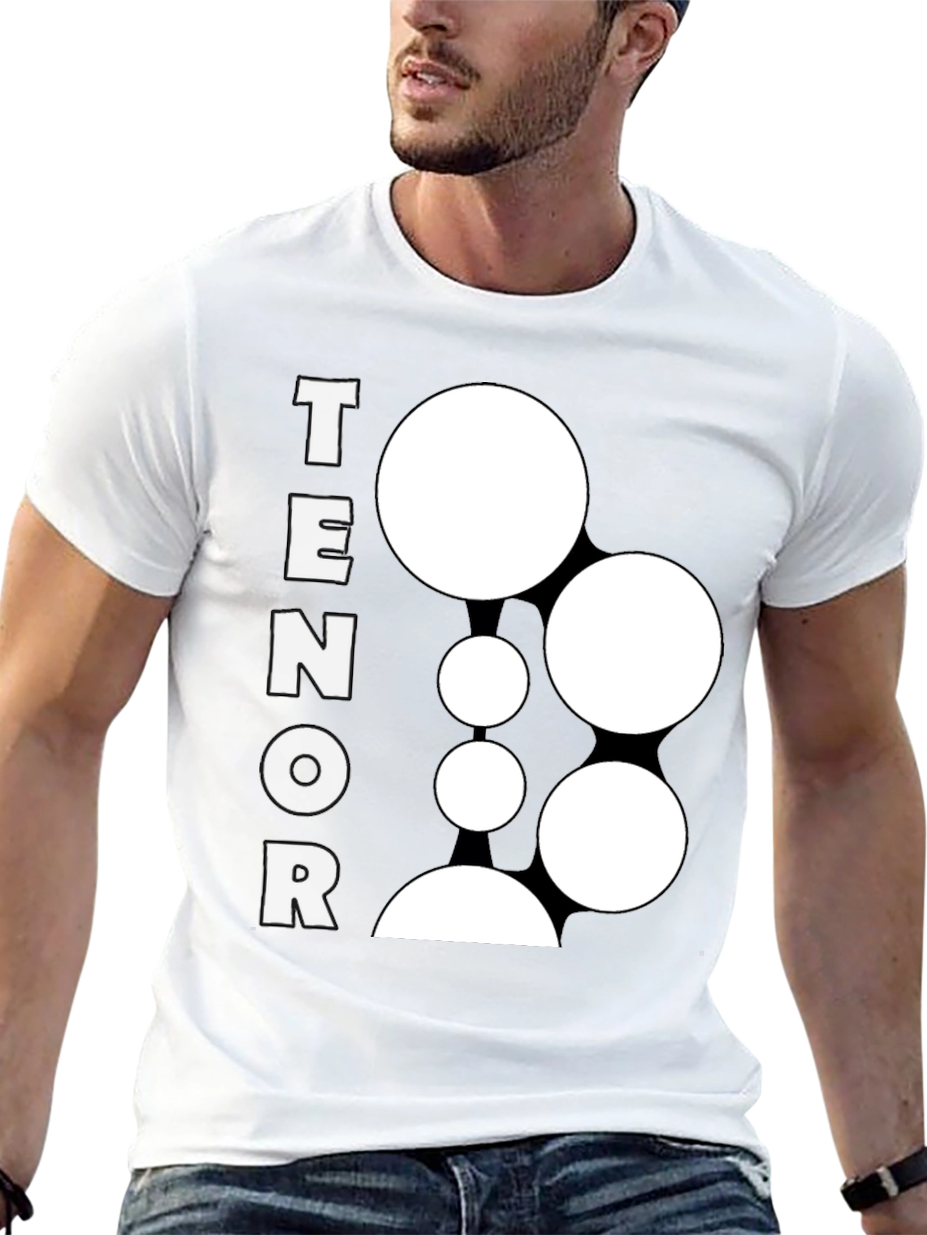 Tenor Singer Graphic Tee - Black