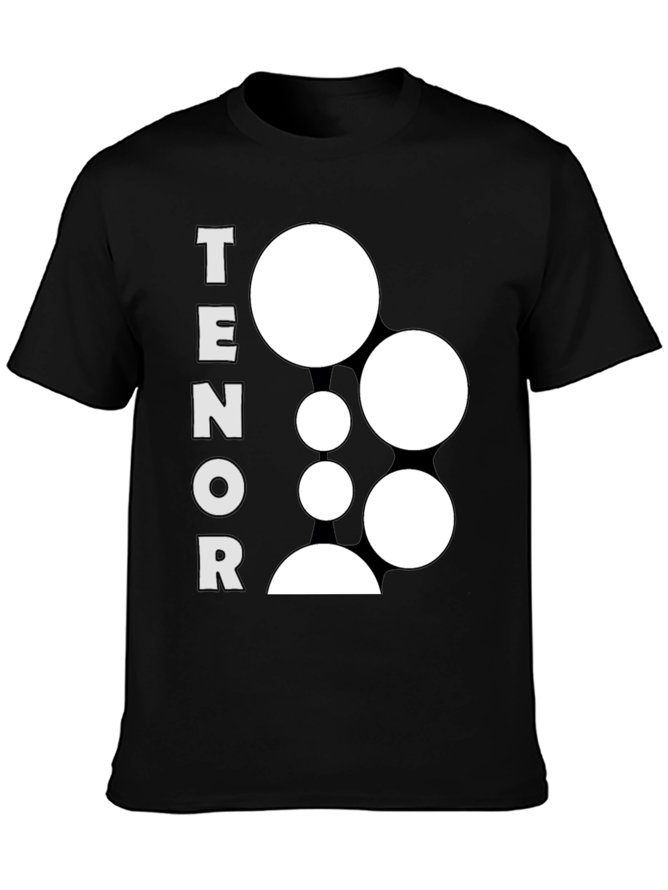 Tenor Singer Graphic Tee - Black