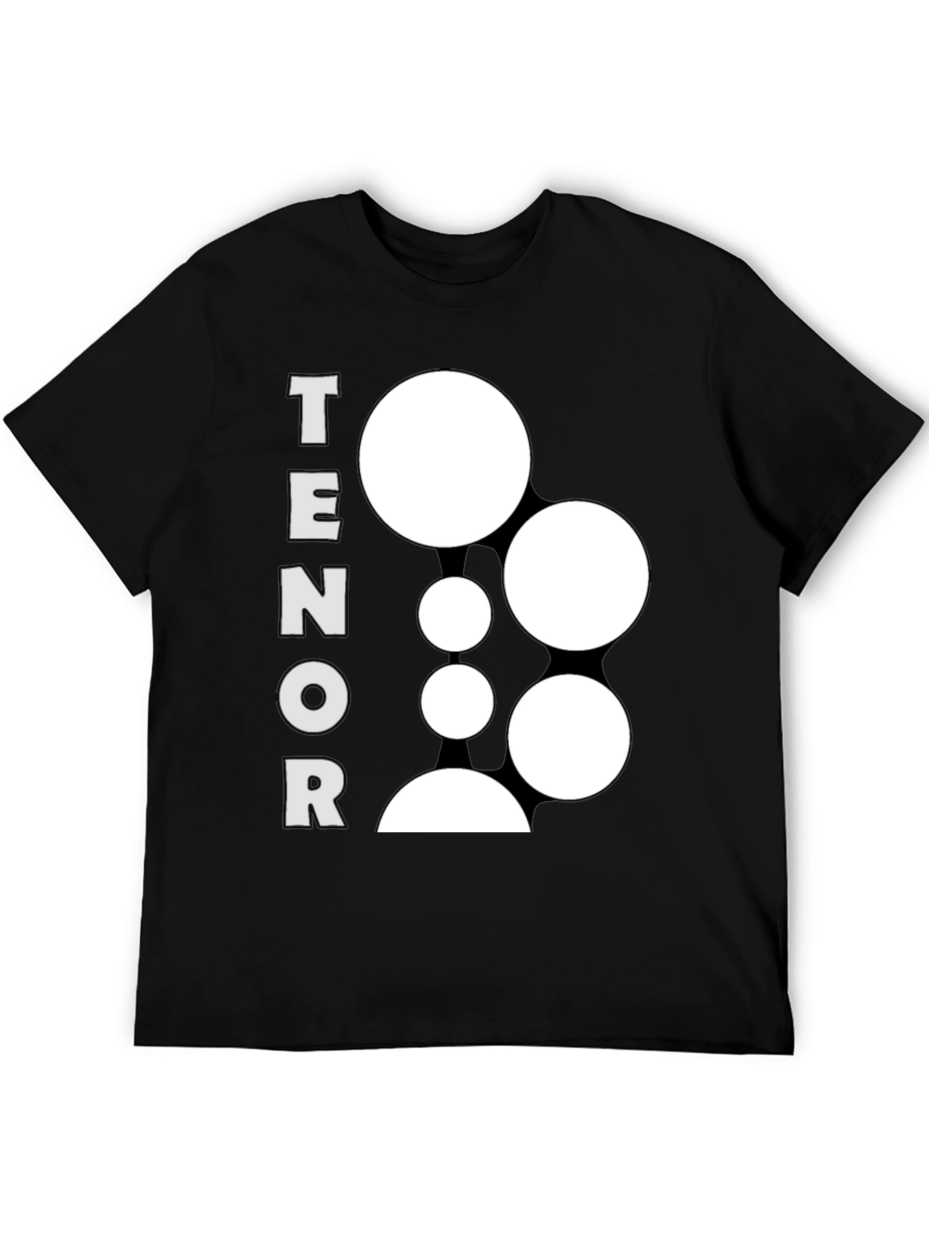 Tenor Singer Graphic Tee - Black