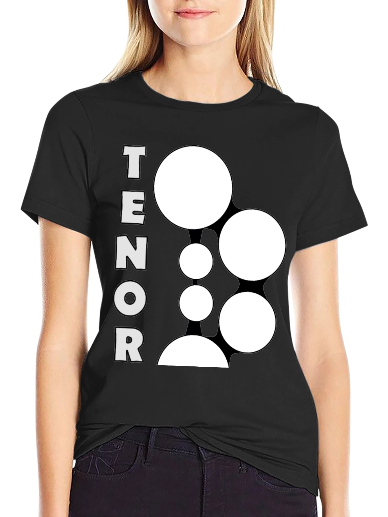 Tenor Singer Graphic Tee - Black