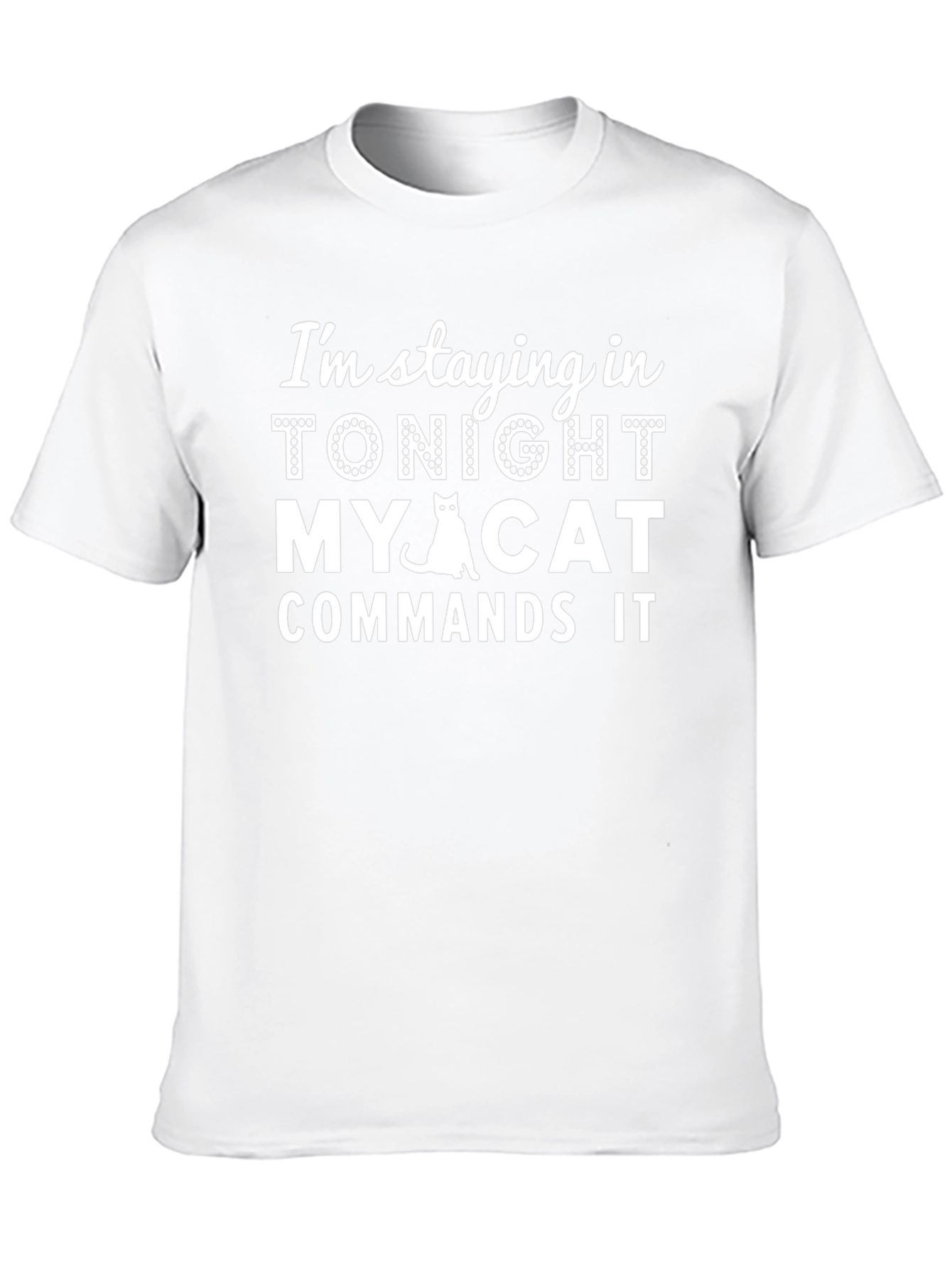 Stay In Tonight Cat Graphic Tee