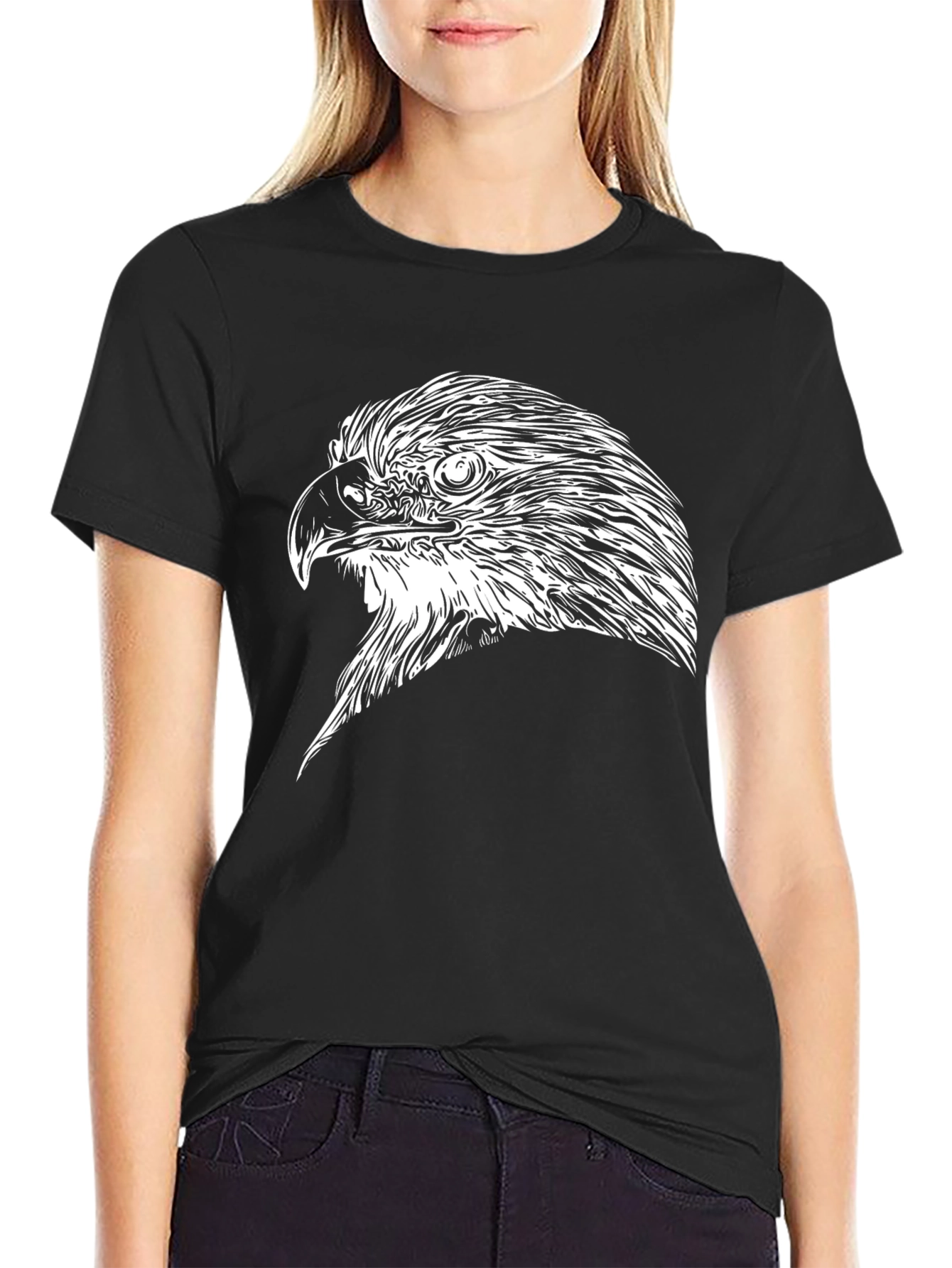 Black Eagle Graphic Tee - Mens Short Sleeve