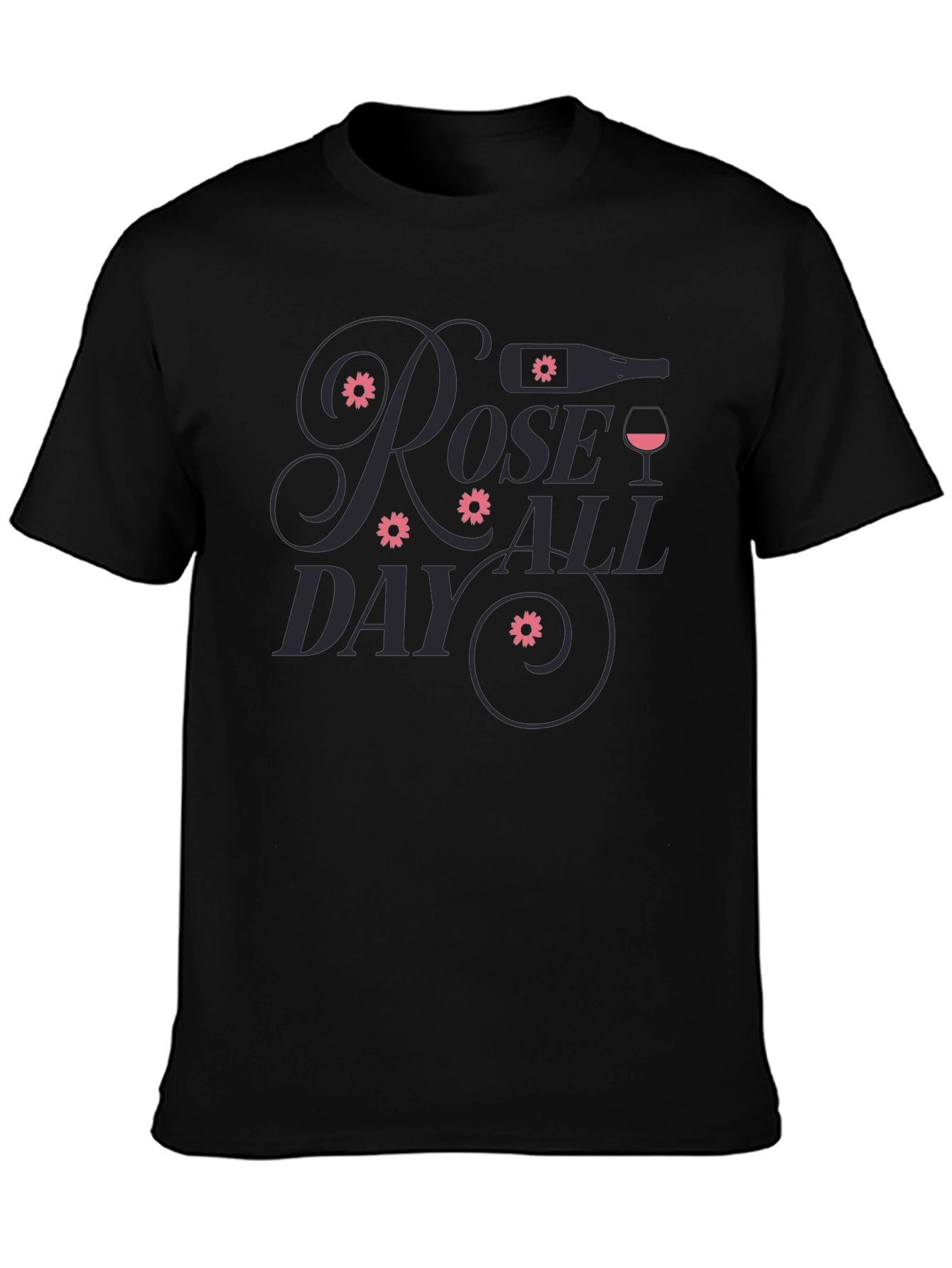Rose All Day Graphic Tee - Stylish Comfort
