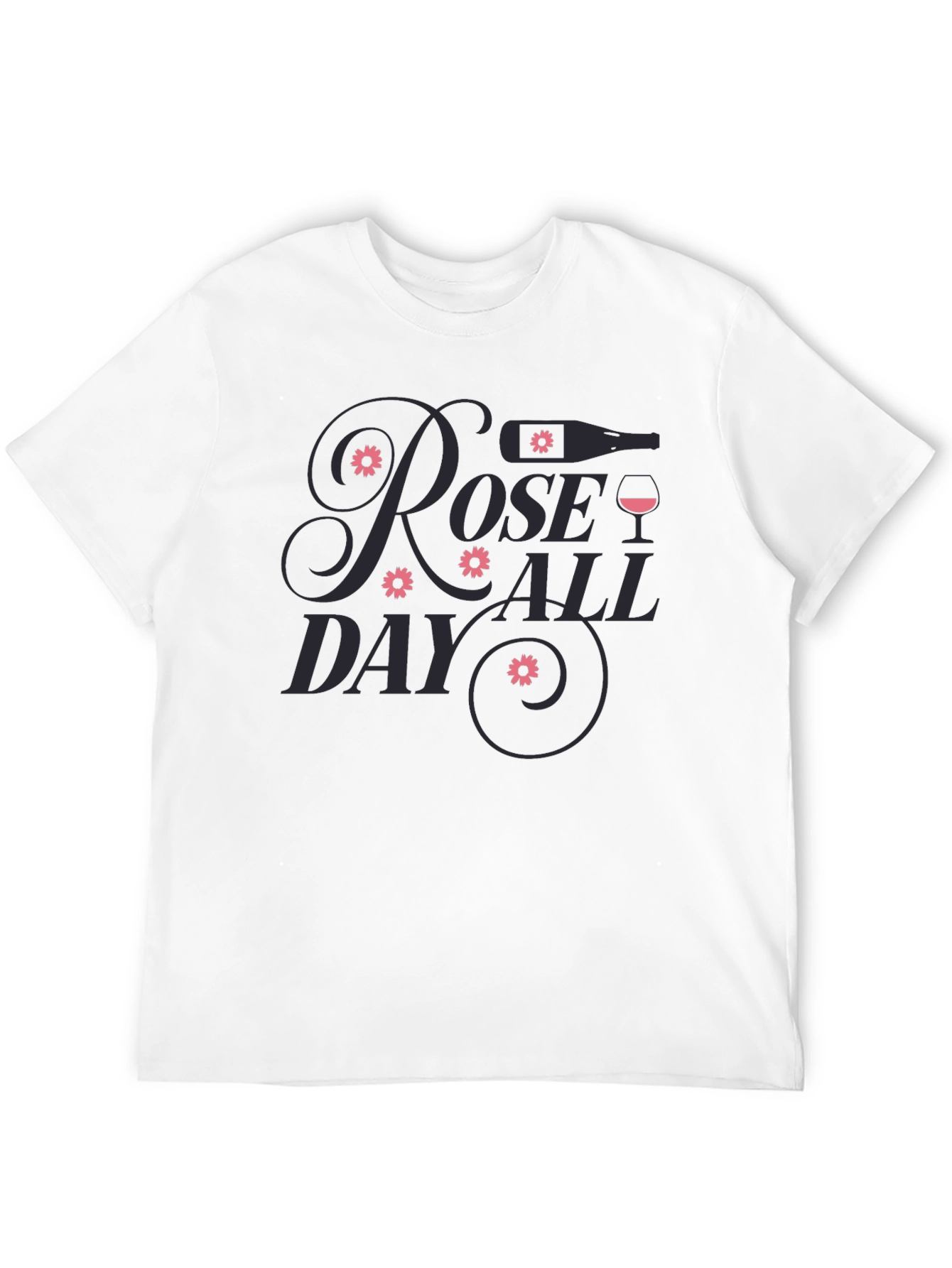 Rose All Day Graphic Tee - Stylish Comfort