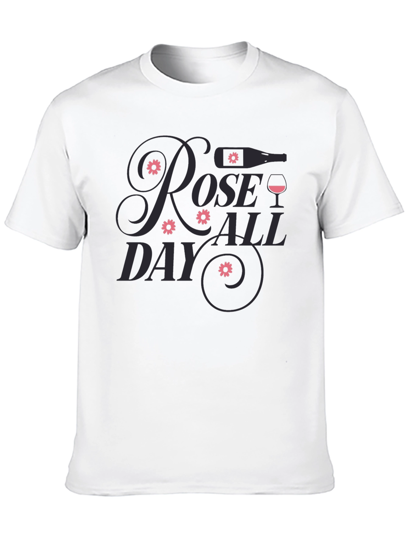 Rose All Day Graphic Tee - Stylish Comfort