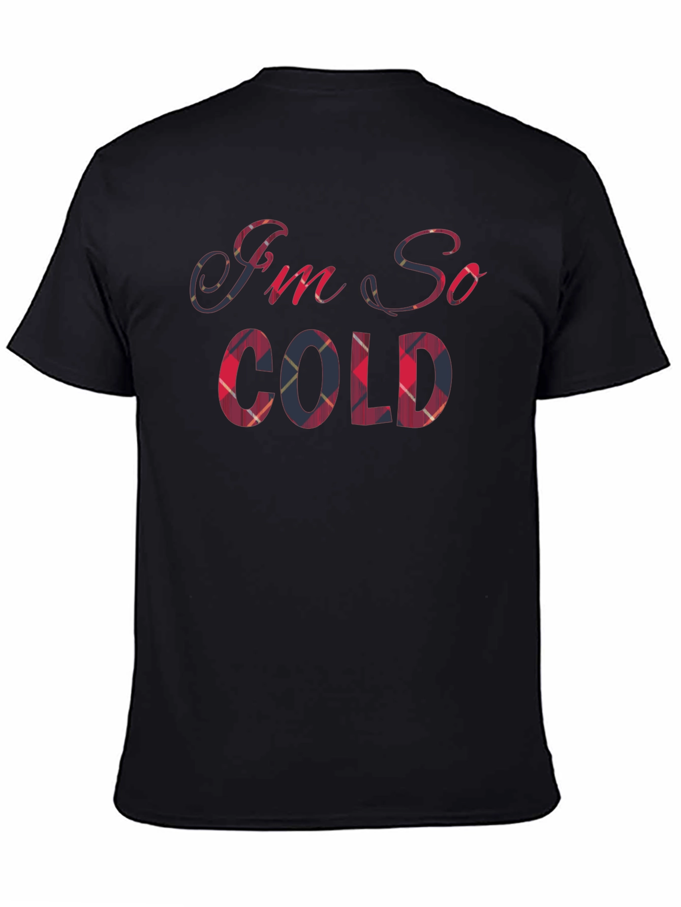 Im So Cold Plaid T-Shirt