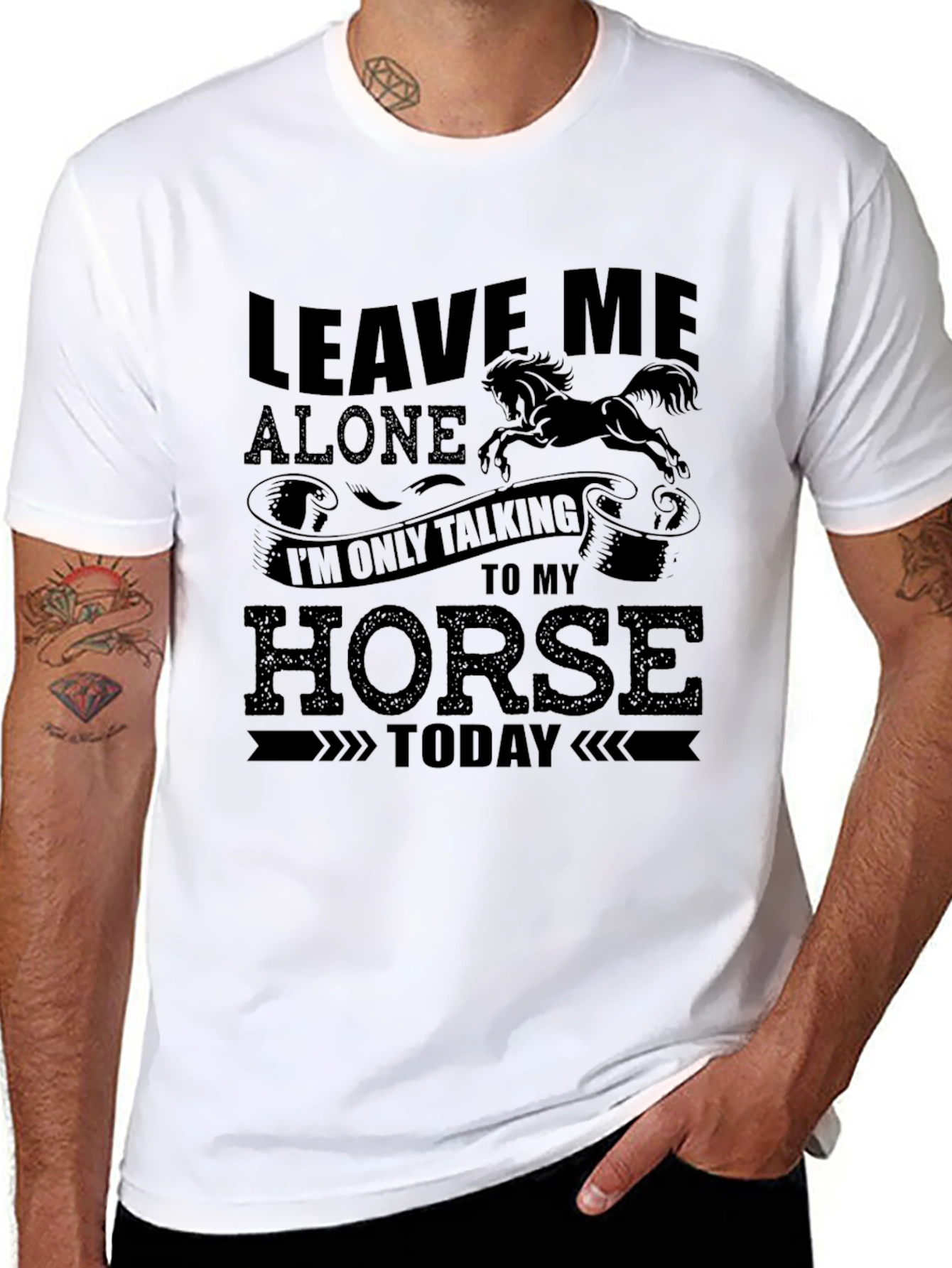Leave Me Alone Horse T-Shirt