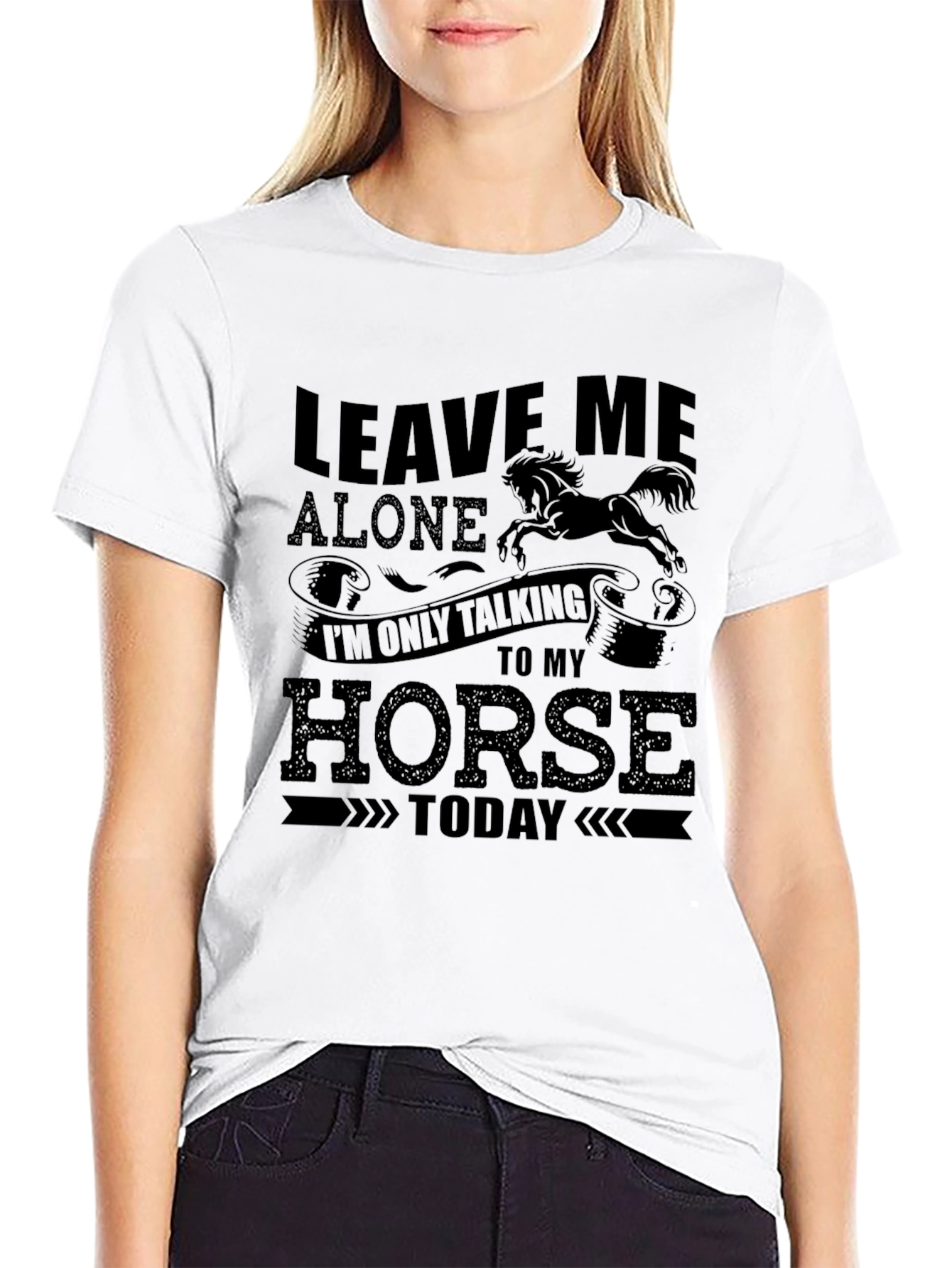 Leave Me Alone Horse T-Shirt