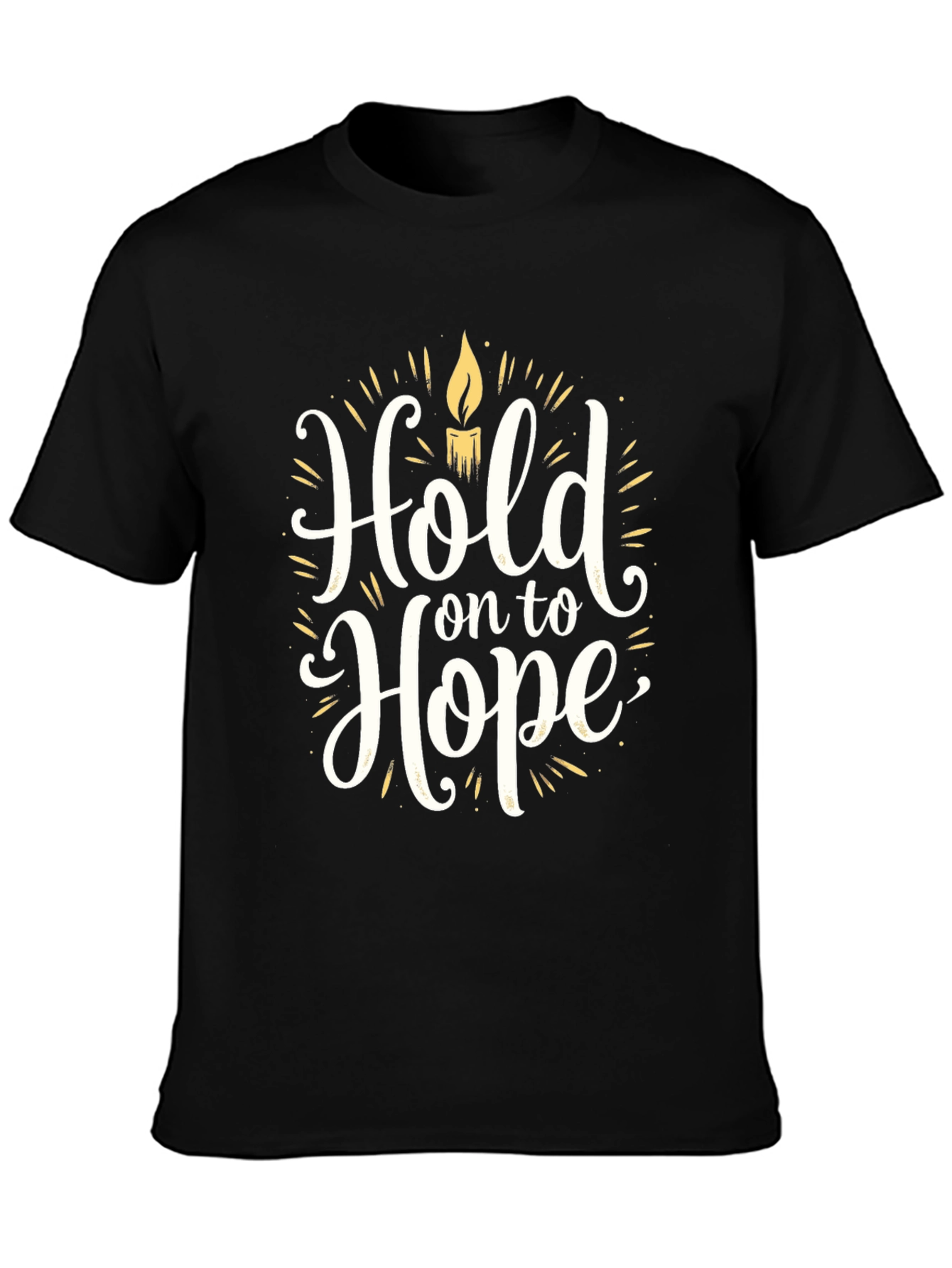 Hold on to Hope T-Shirt - Inspirational Graphic Tee