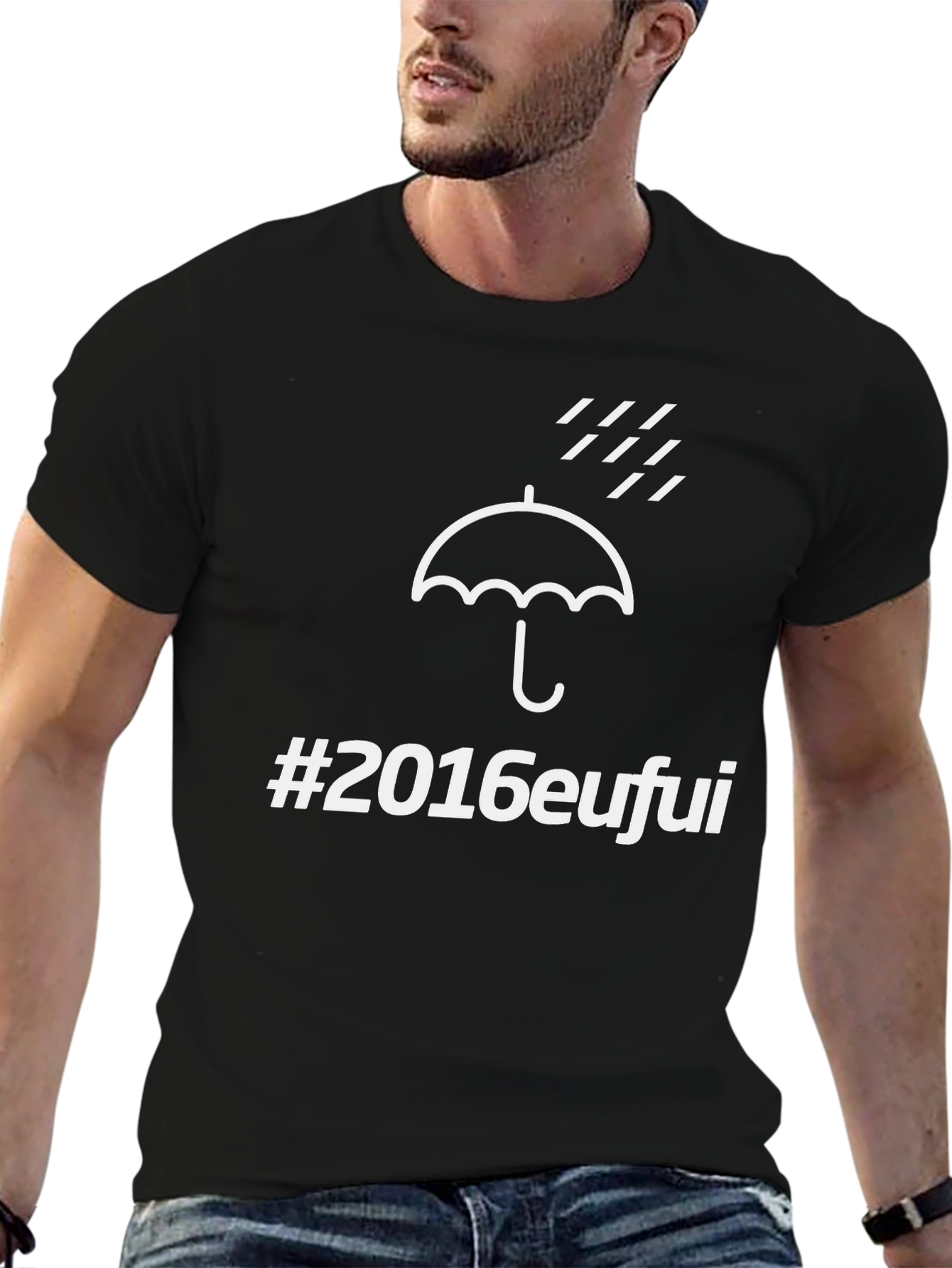 Umbrella 2016eufui Graphic Tee - Mens Black T-Shirt