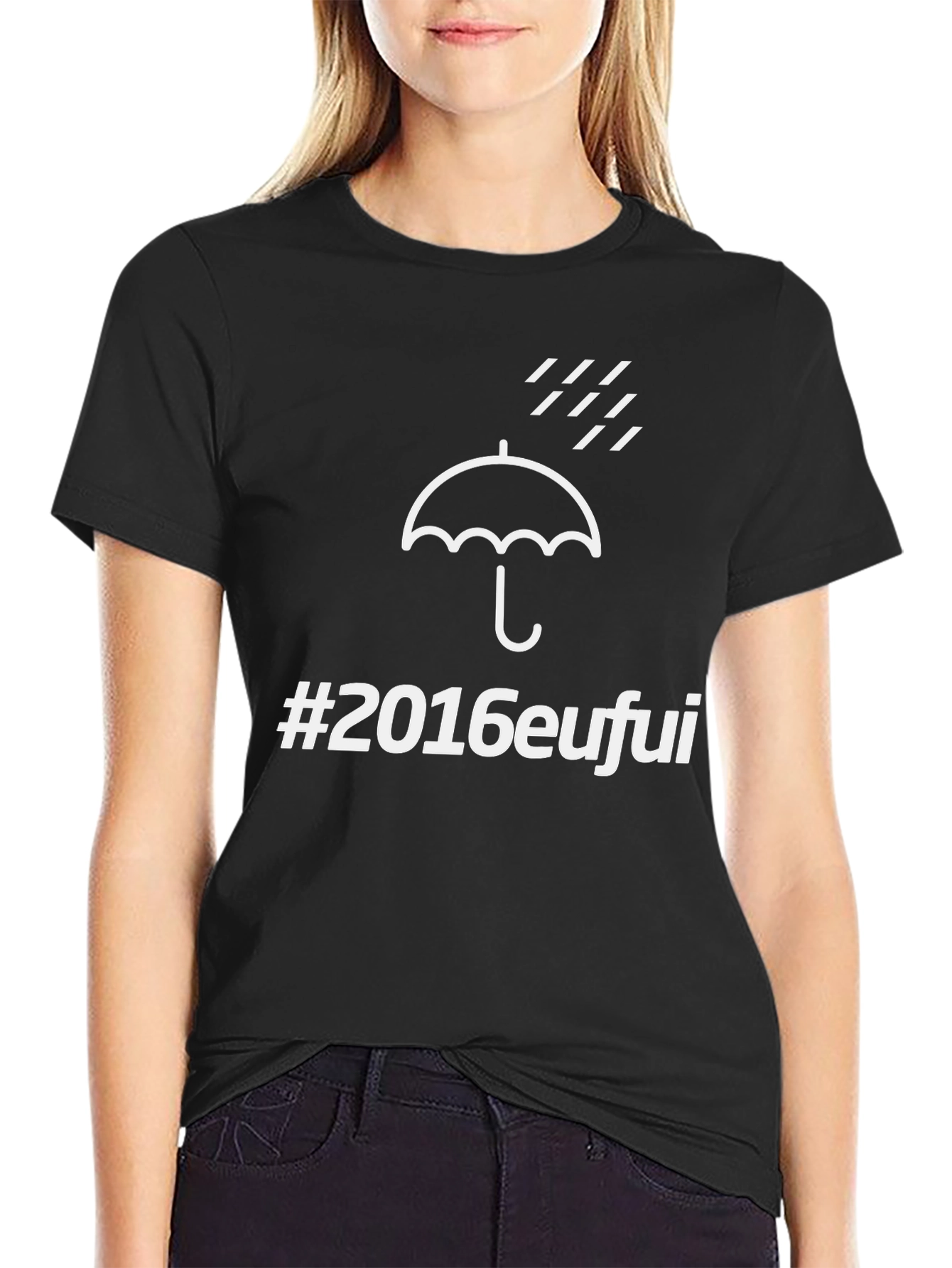 Umbrella 2016eufui Graphic Tee - Mens Black T-Shirt