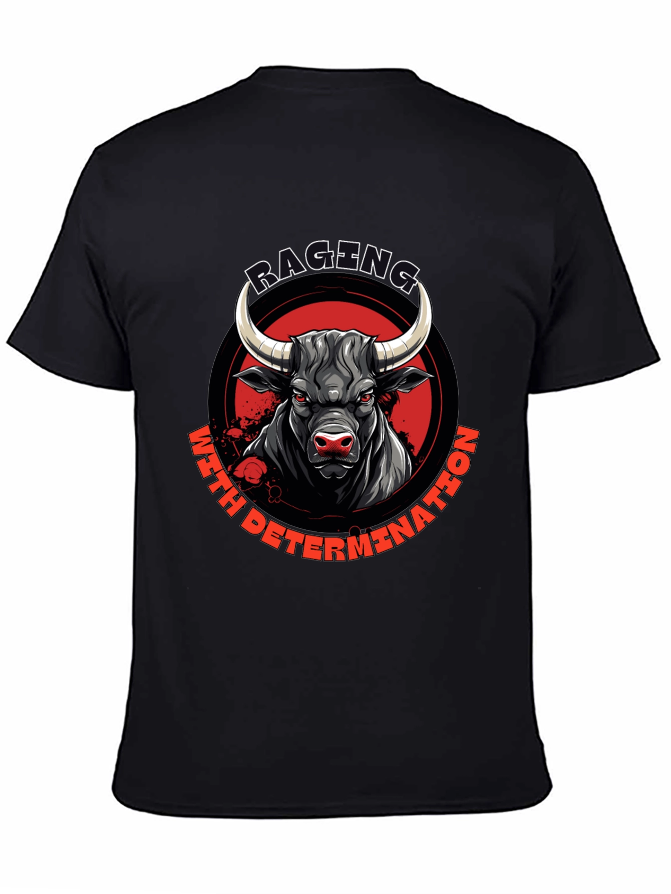 Raging Bull T-Shirt: Determination Graphic Tee