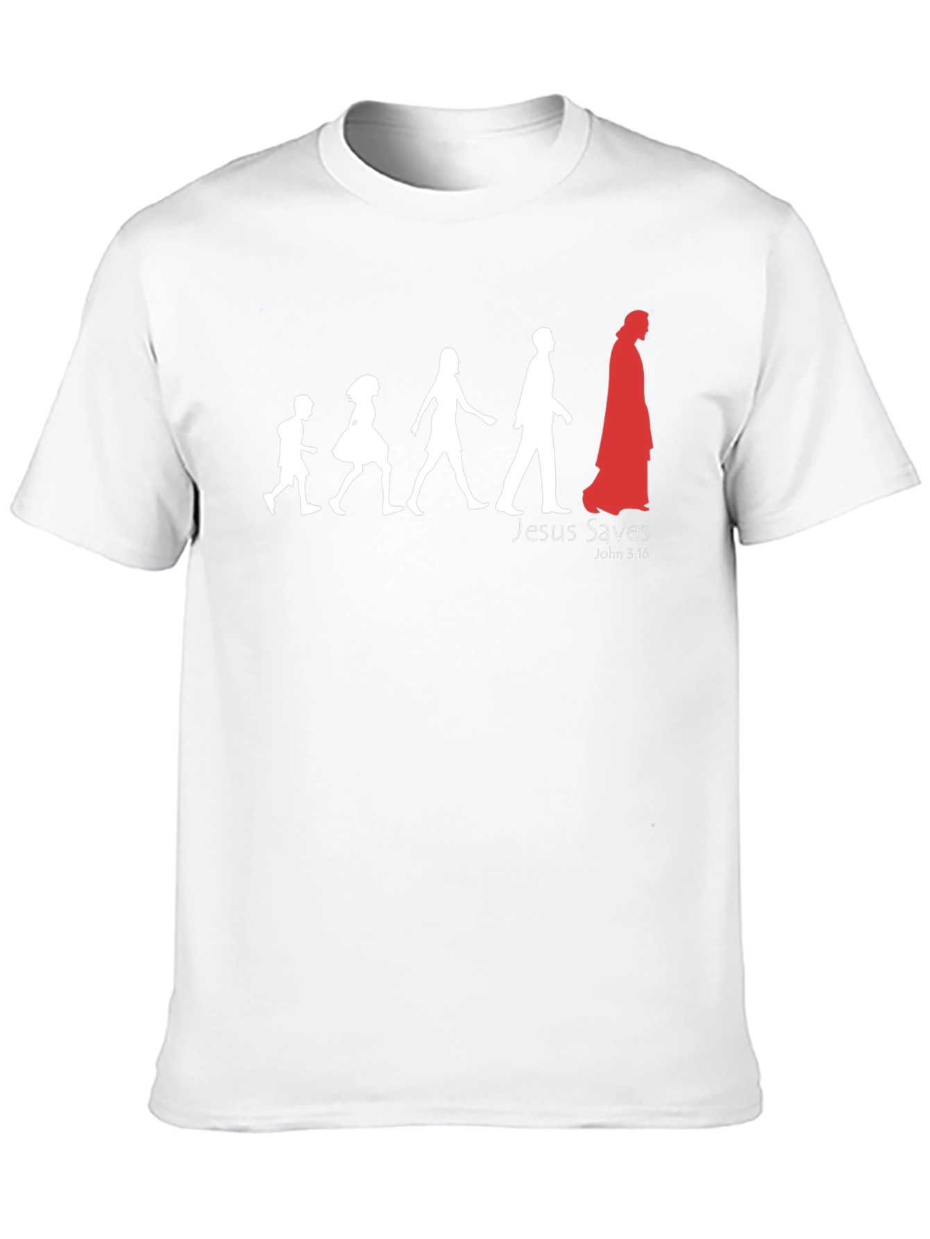 Jesus Saves Black T-Shirt