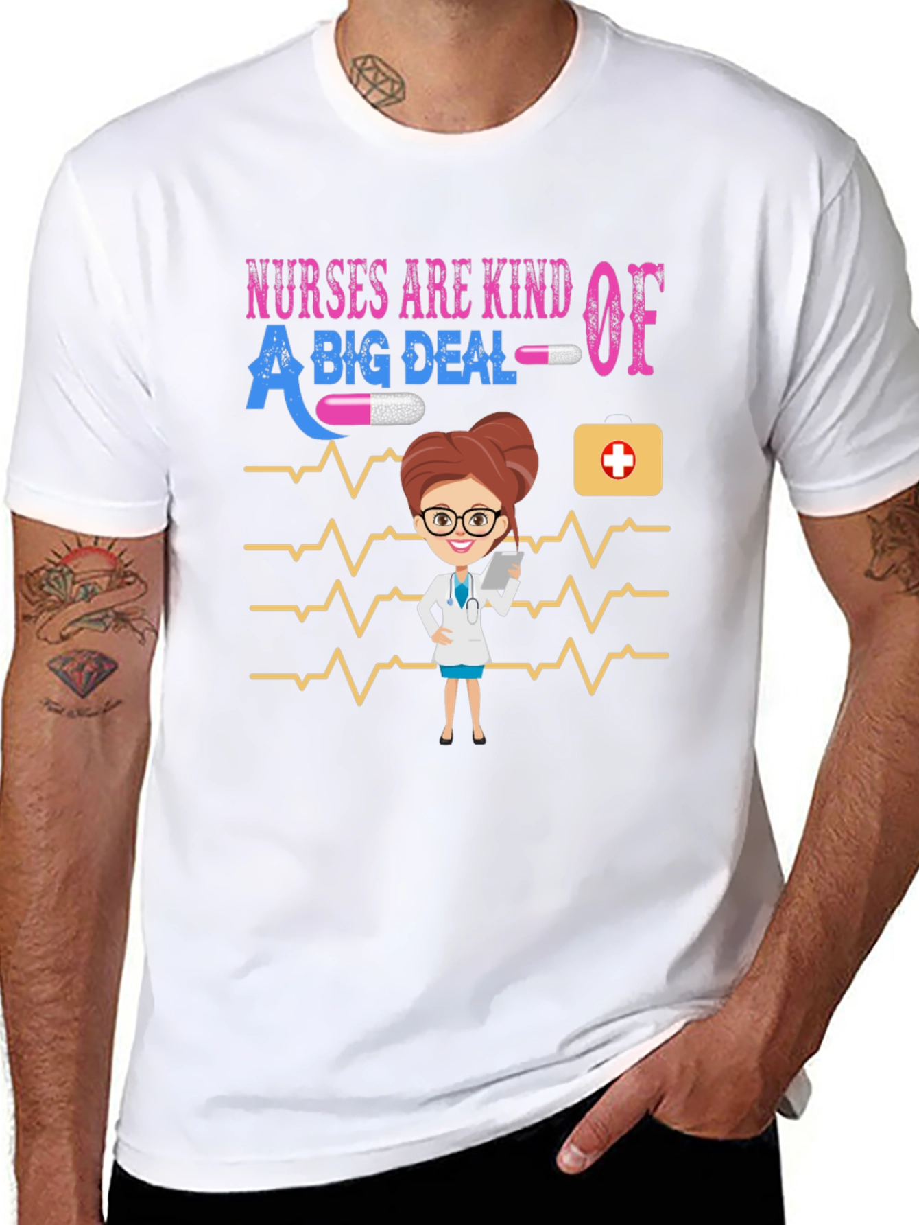Nurses Are Kind Of A Big Deal Graphic T-Shirt