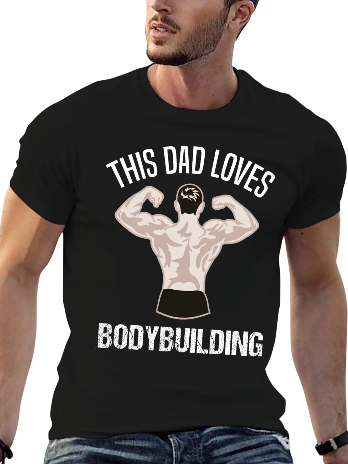 This Dad Loves Bodybuilding T-Shirt