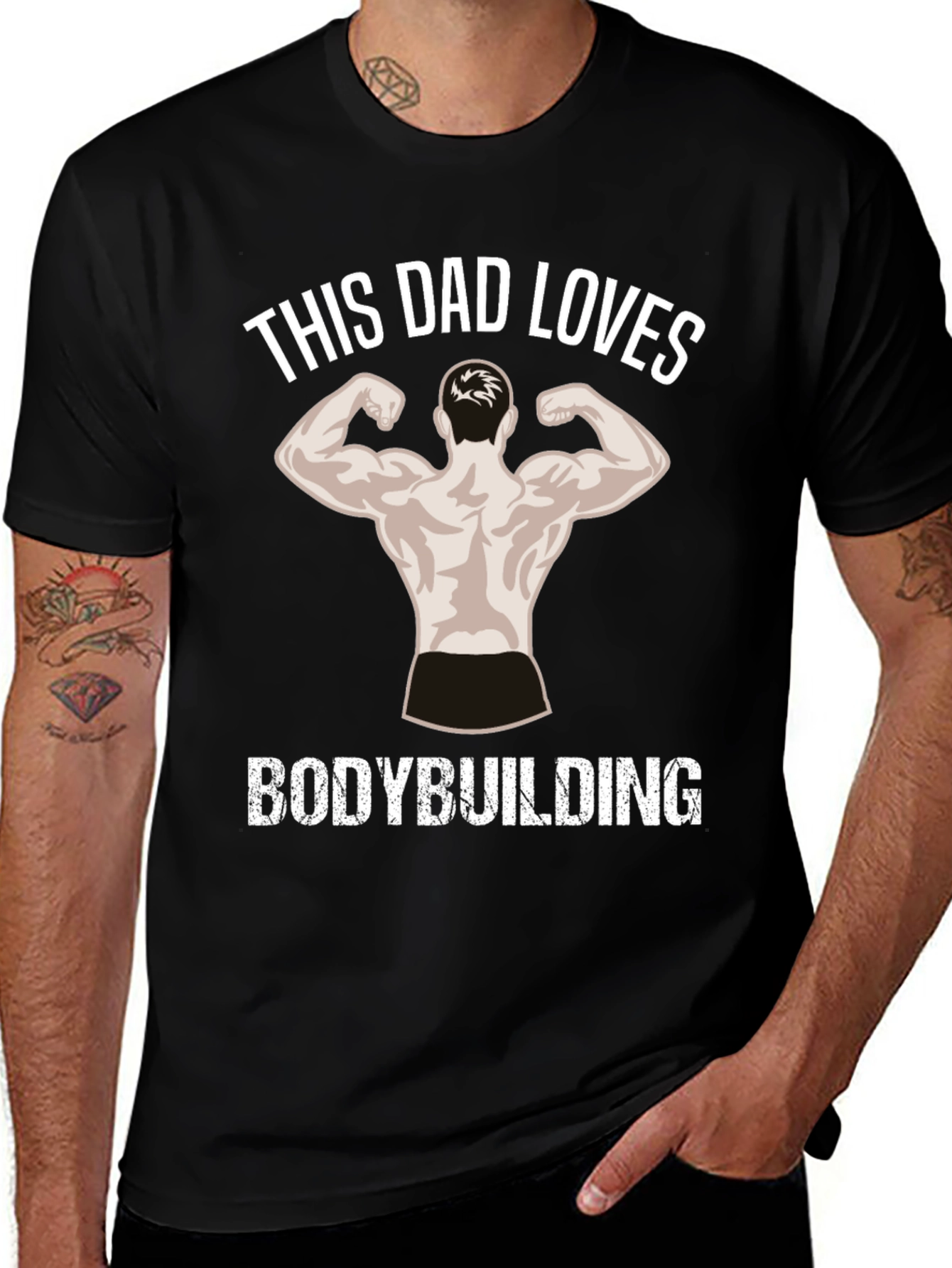 This Dad Loves Bodybuilding T-Shirt