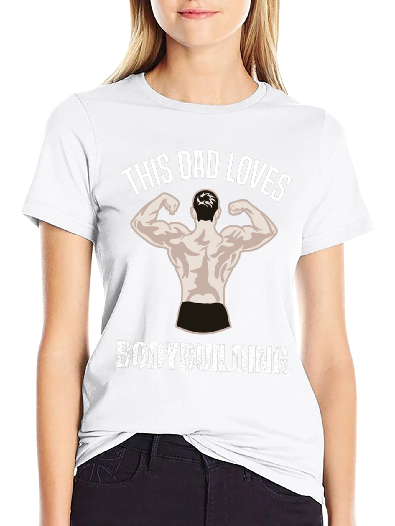This Dad Loves Bodybuilding T-Shirt