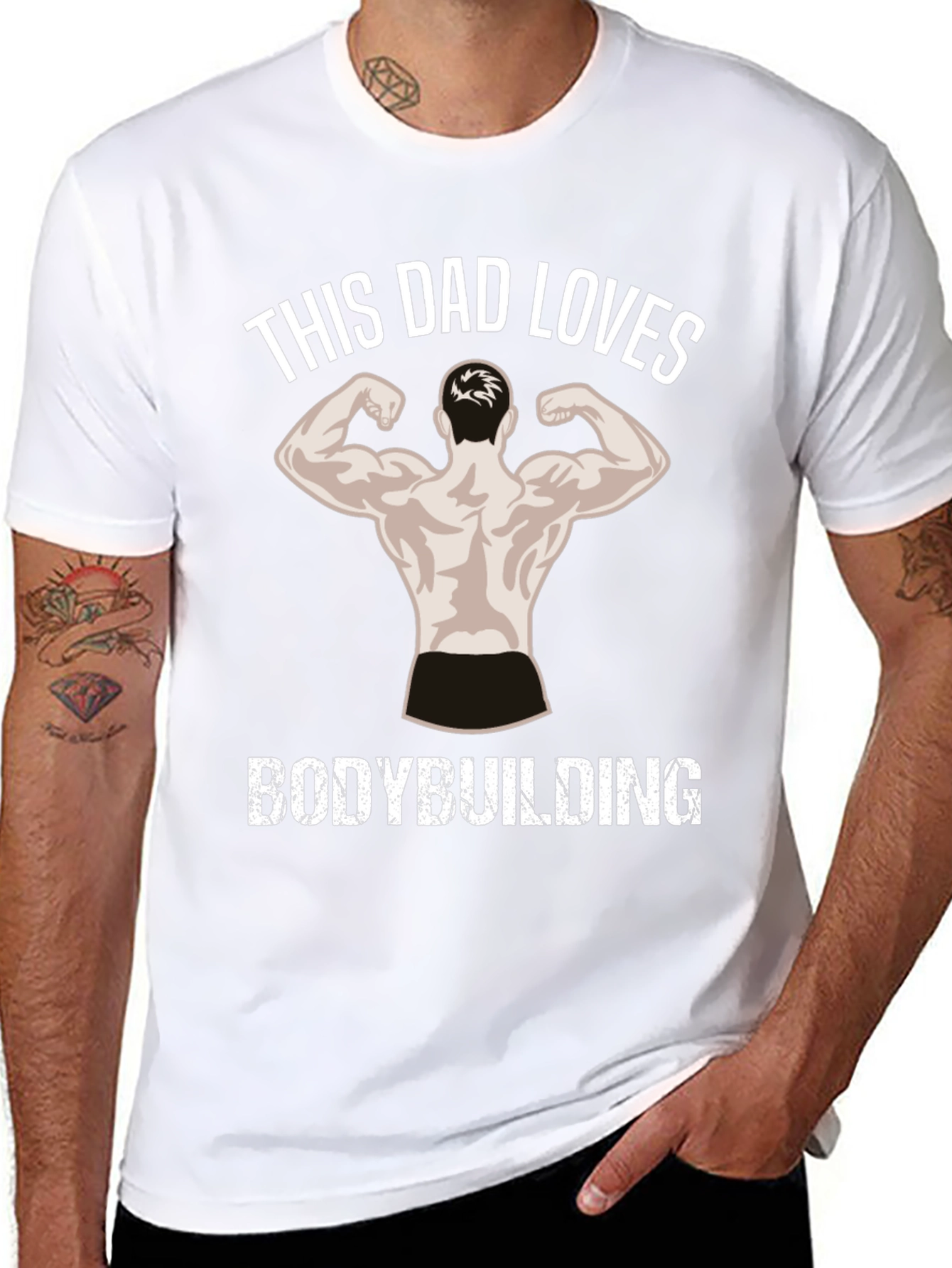 This Dad Loves Bodybuilding T-Shirt