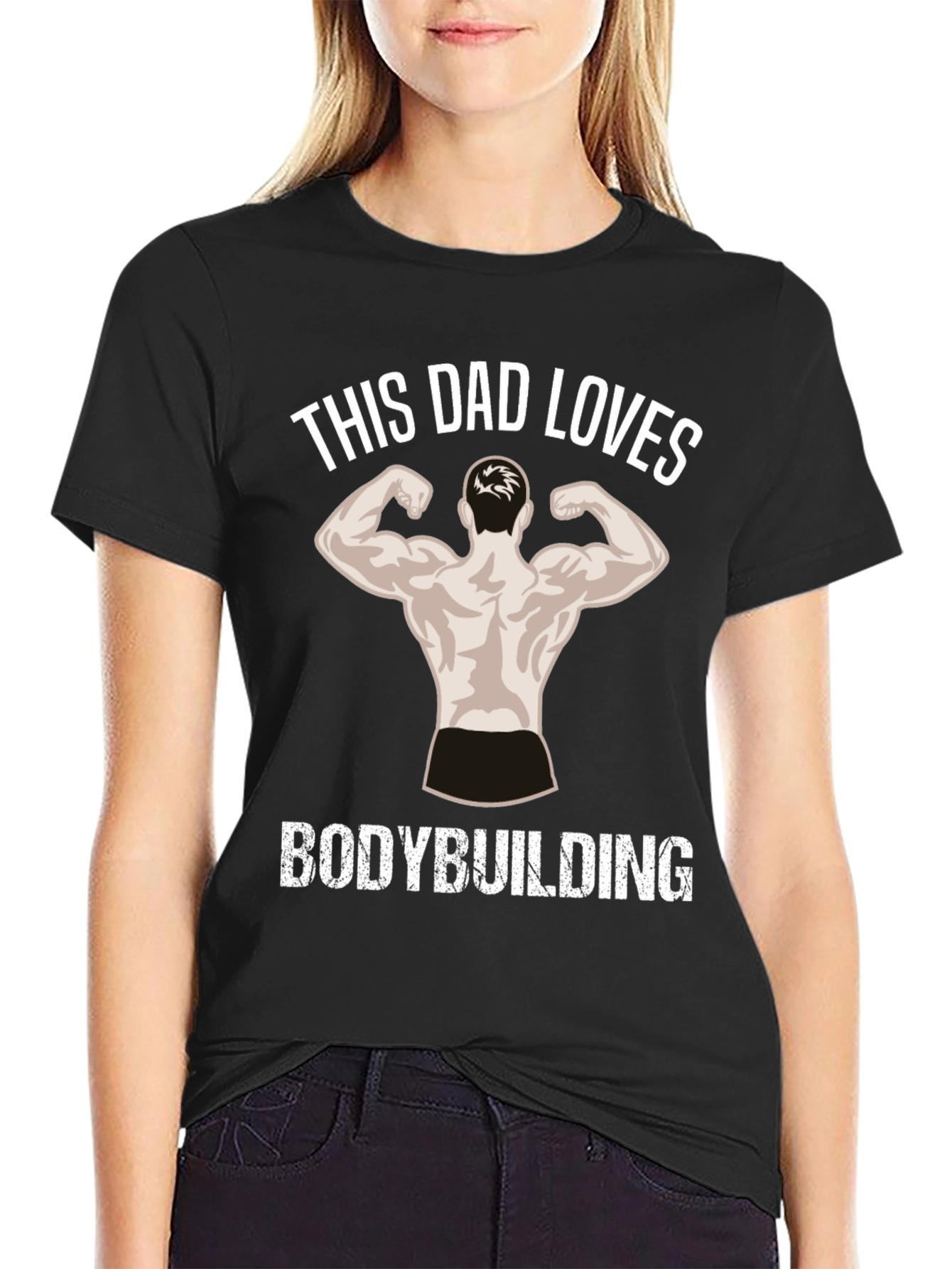 This Dad Loves Bodybuilding T-Shirt