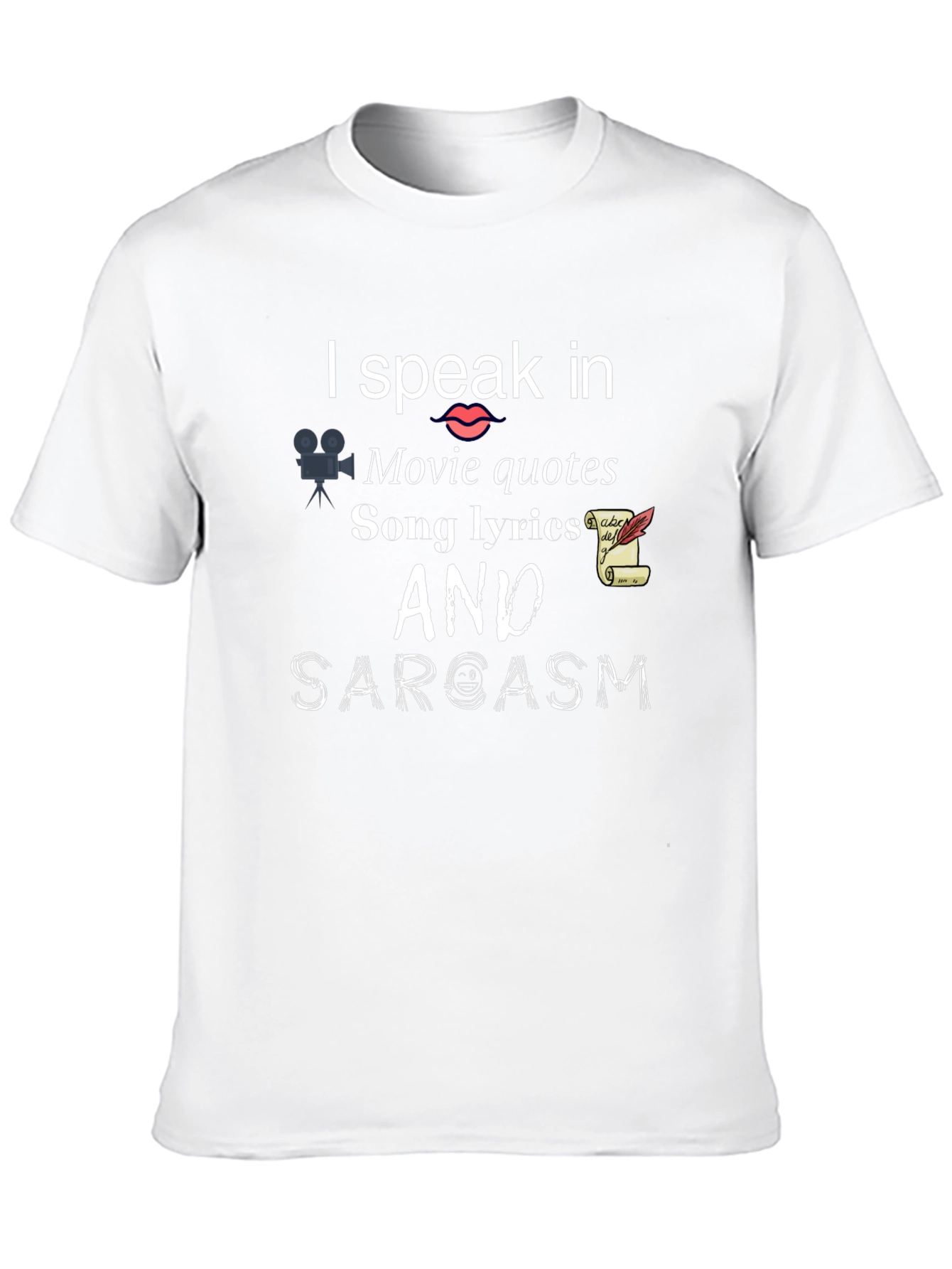 I Speak In Movie Quotes Funny Graphic T-Shirt