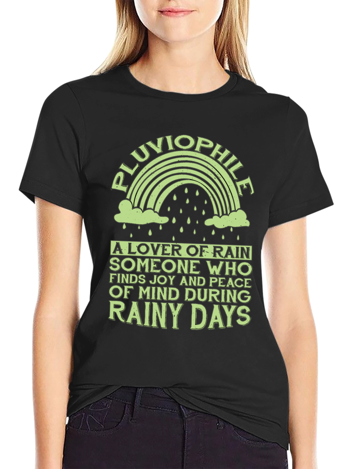 Pluviophile T-Shirt - Rainy Day Lover Tee
