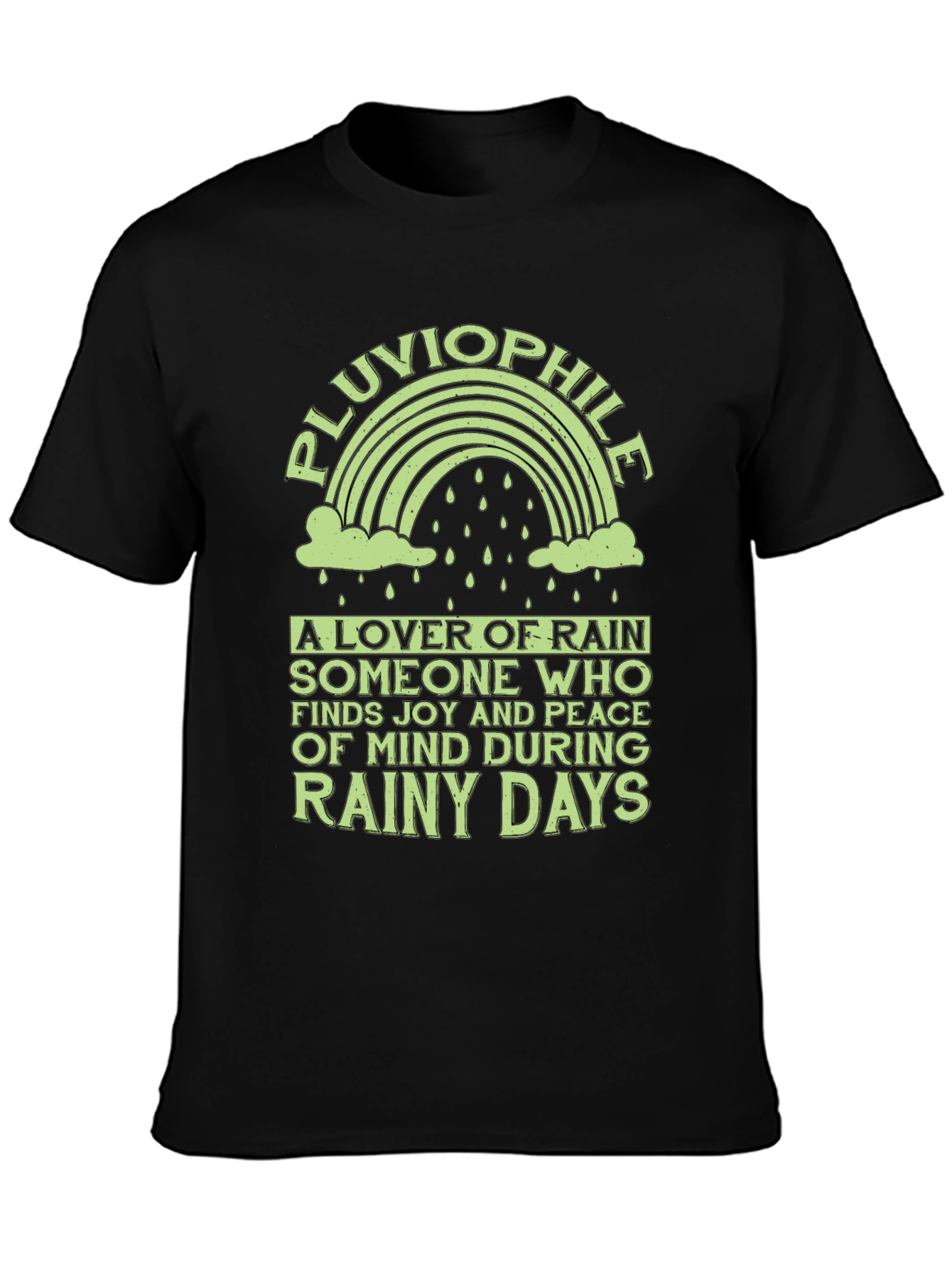 Pluviophile T-Shirt - Rainy Day Lover Tee