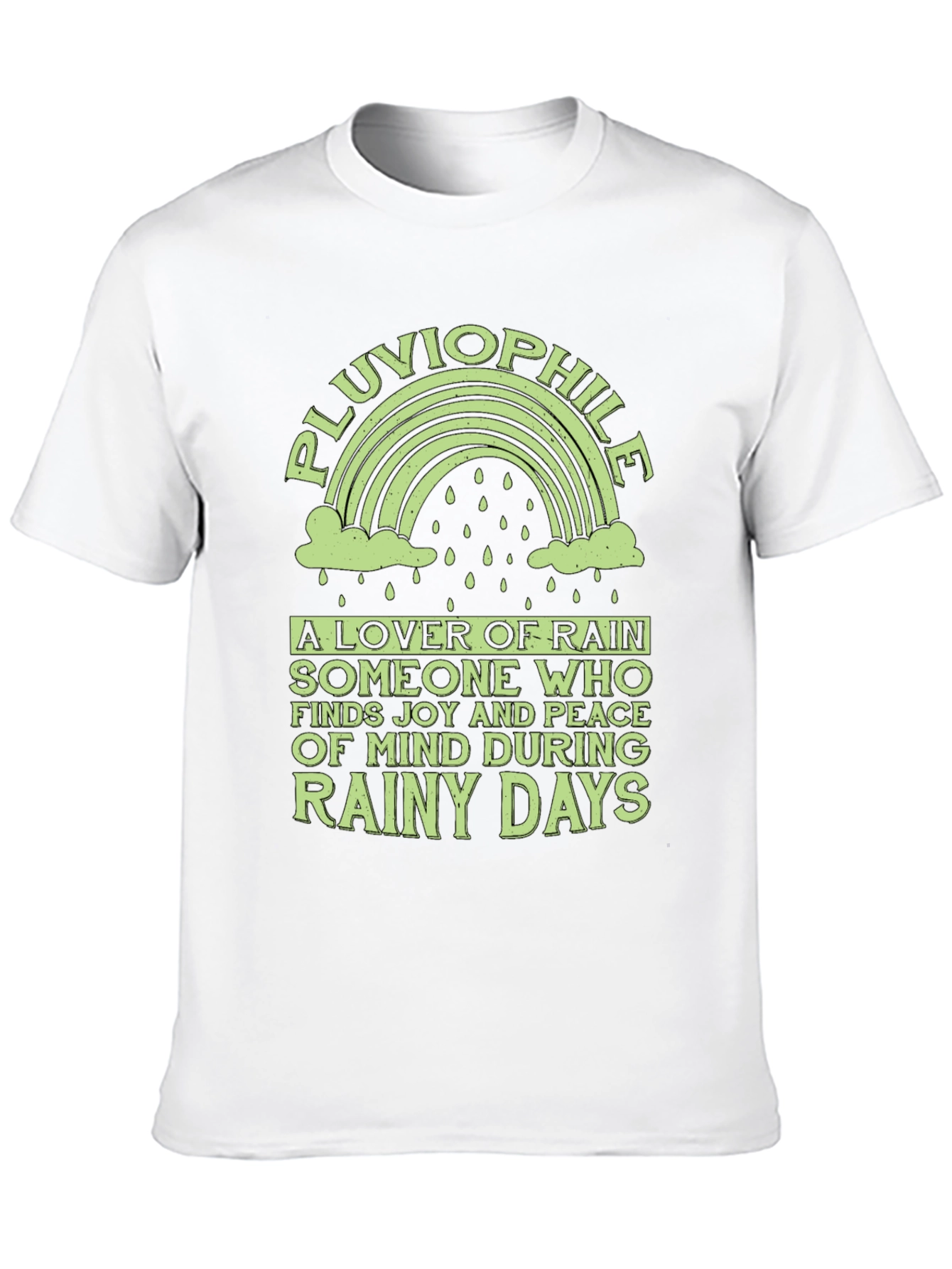 Pluviophile T-Shirt - Rainy Day Lover Tee