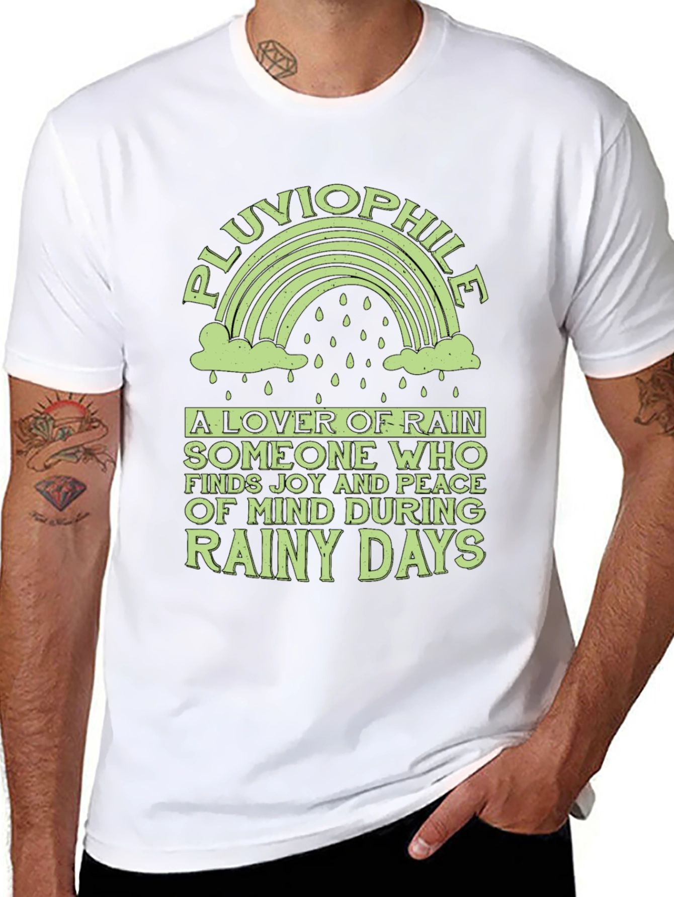 Pluviophile T-Shirt - Rainy Day Lover Tee