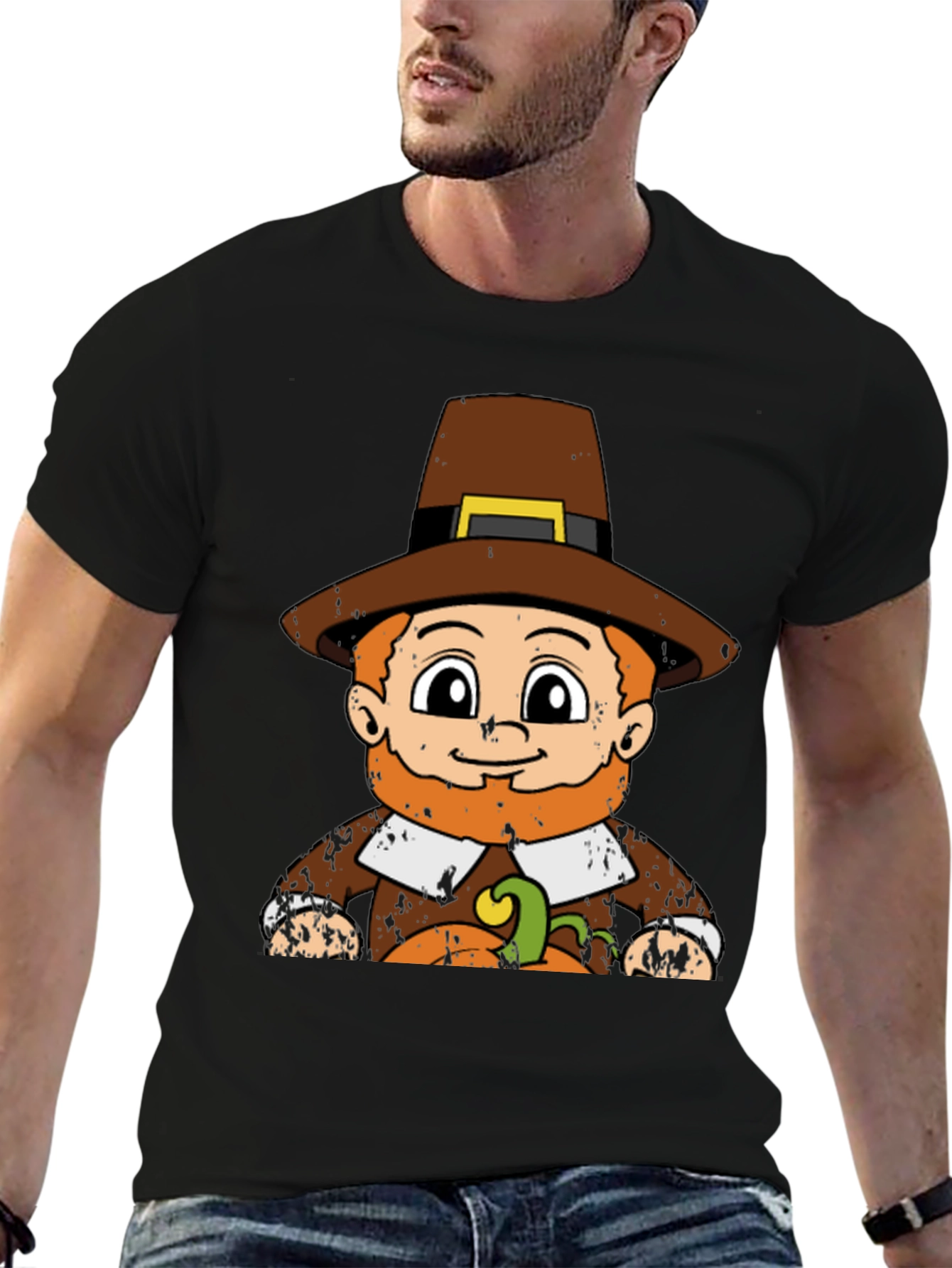 Pilgrim Boy Thanksgiving T-Shirt - Holiday Style