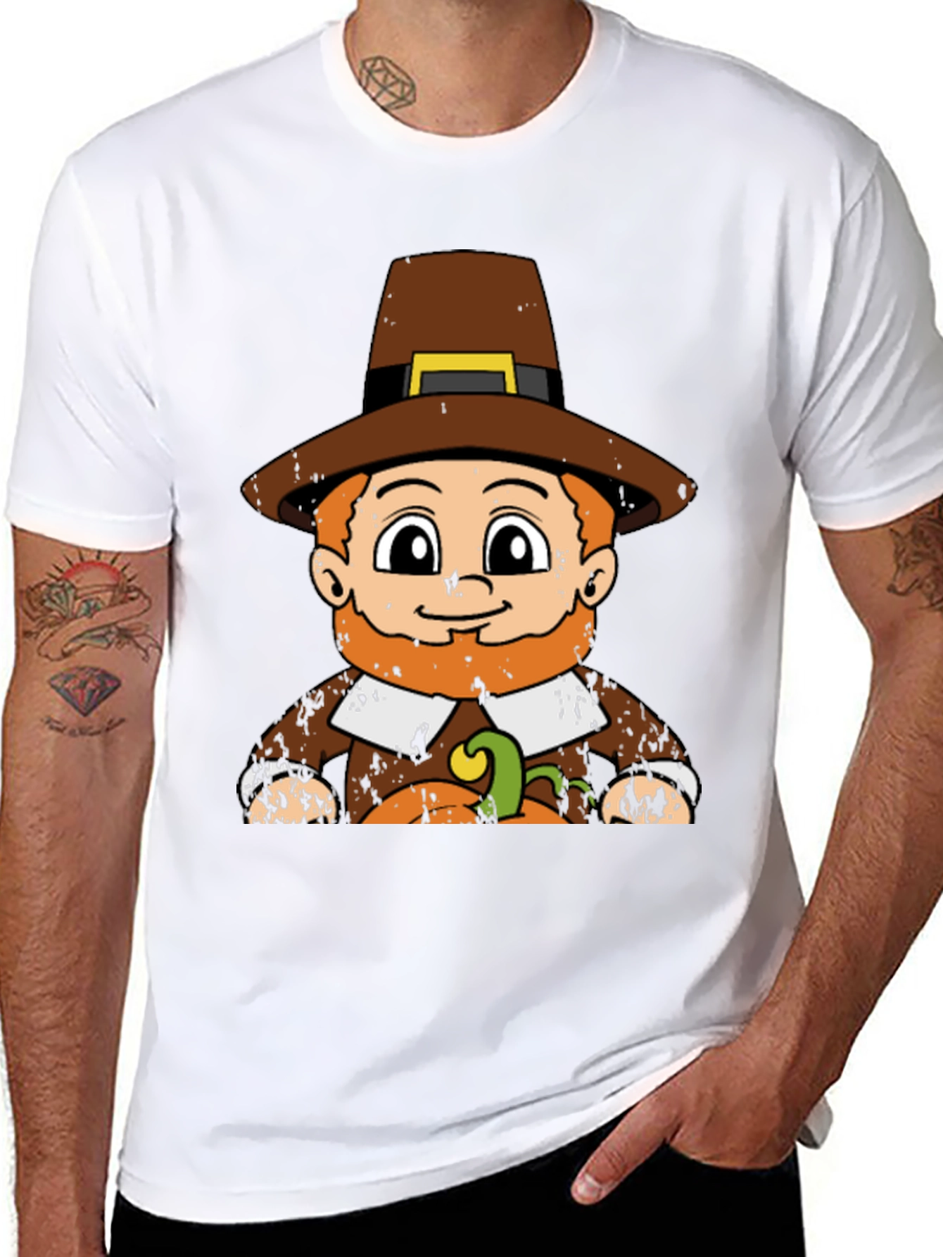 Pilgrim Boy Thanksgiving T-Shirt - Holiday Style