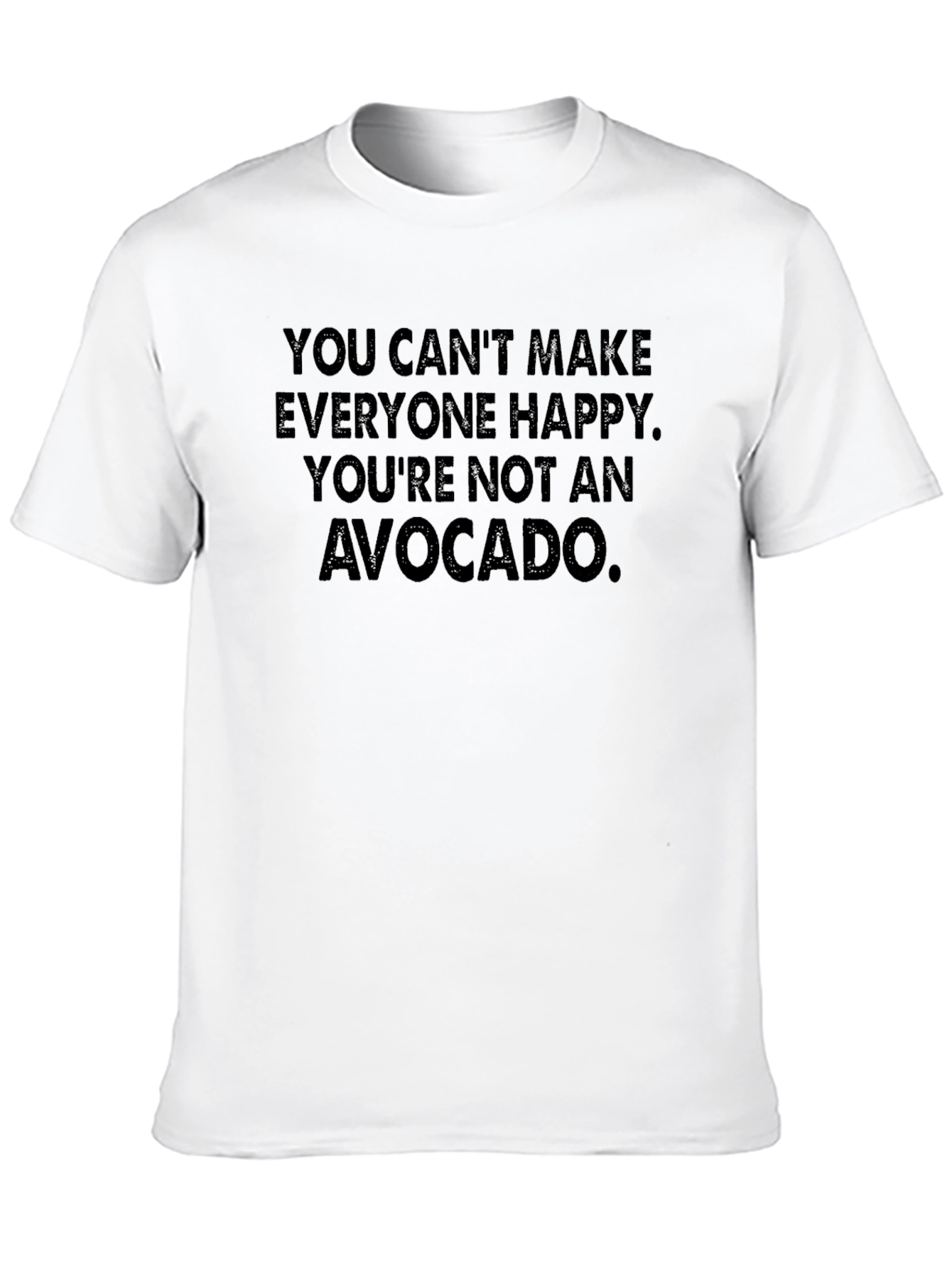 Funny Avocado Graphic Tee - Mens Black T-Shirt