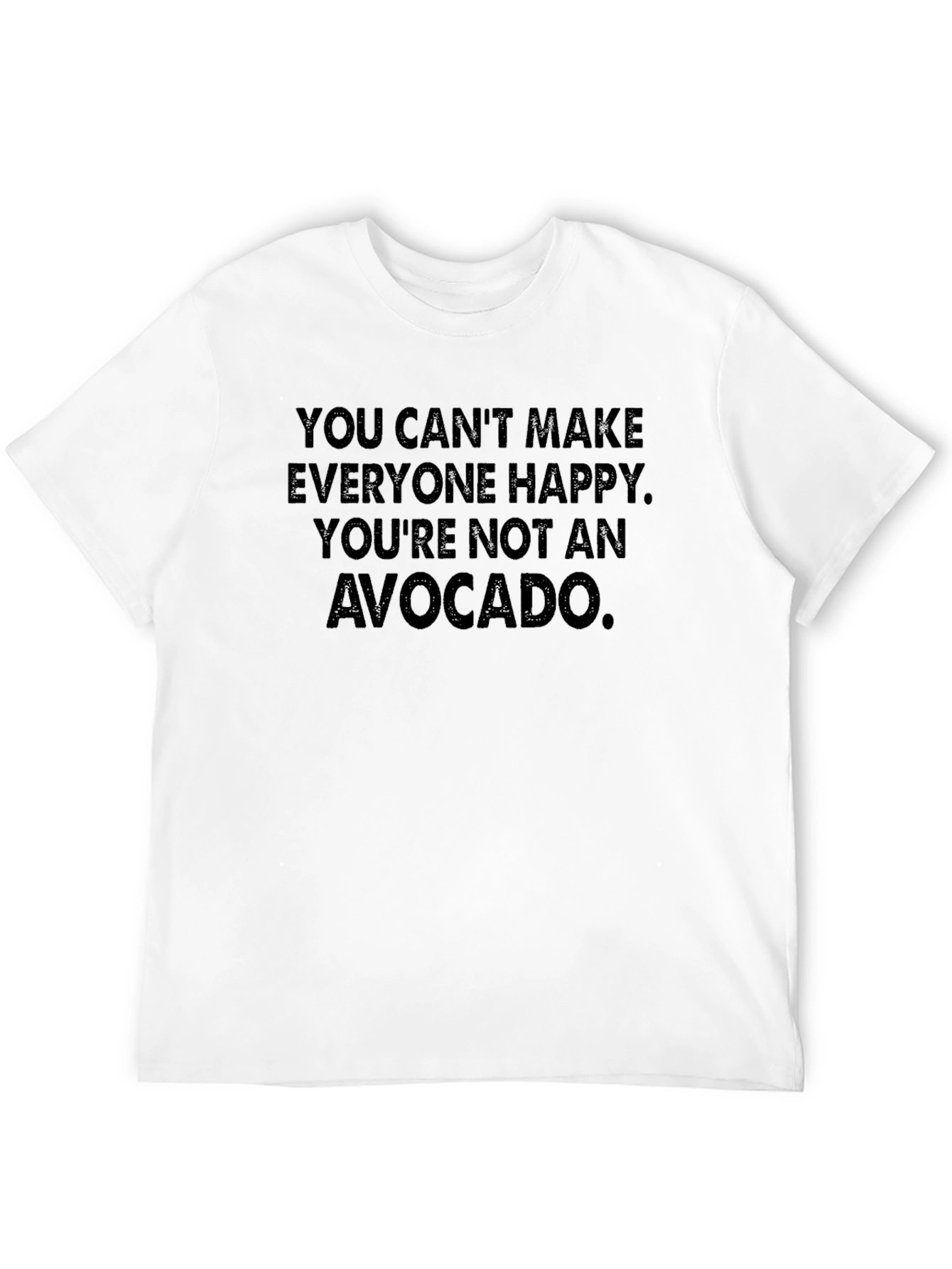 Funny Avocado Graphic Tee - Mens Black T-Shirt