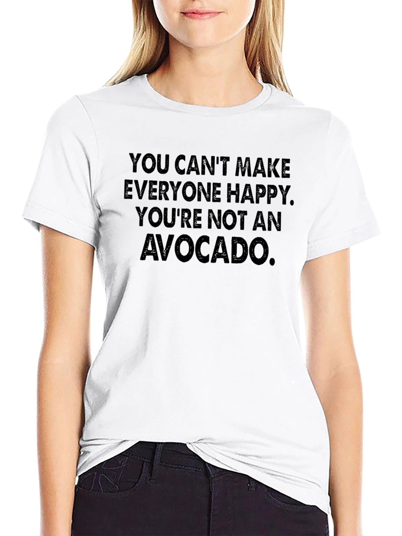 Funny Avocado Graphic Tee - Mens Black T-Shirt