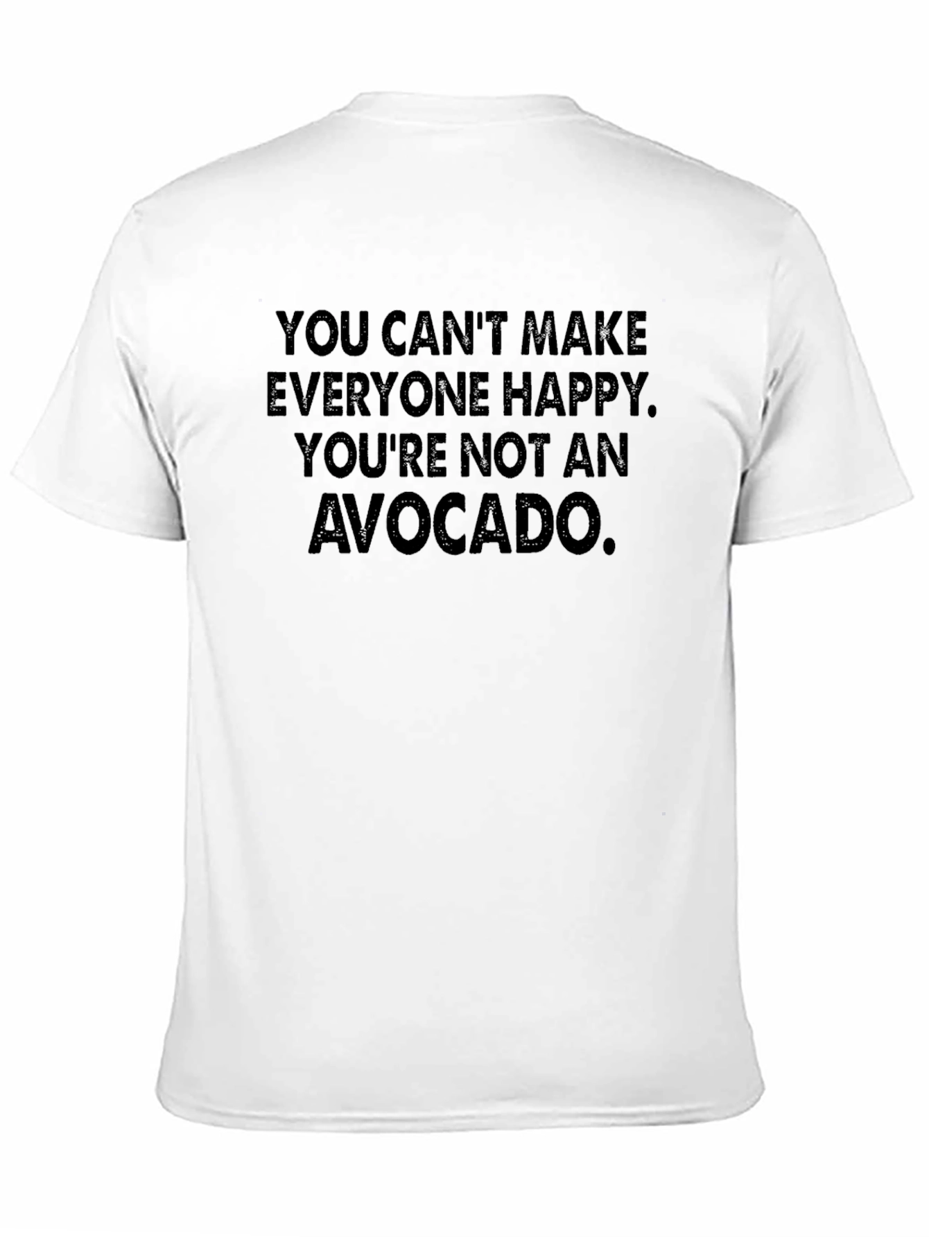 Funny Avocado Graphic Tee - Mens Black T-Shirt