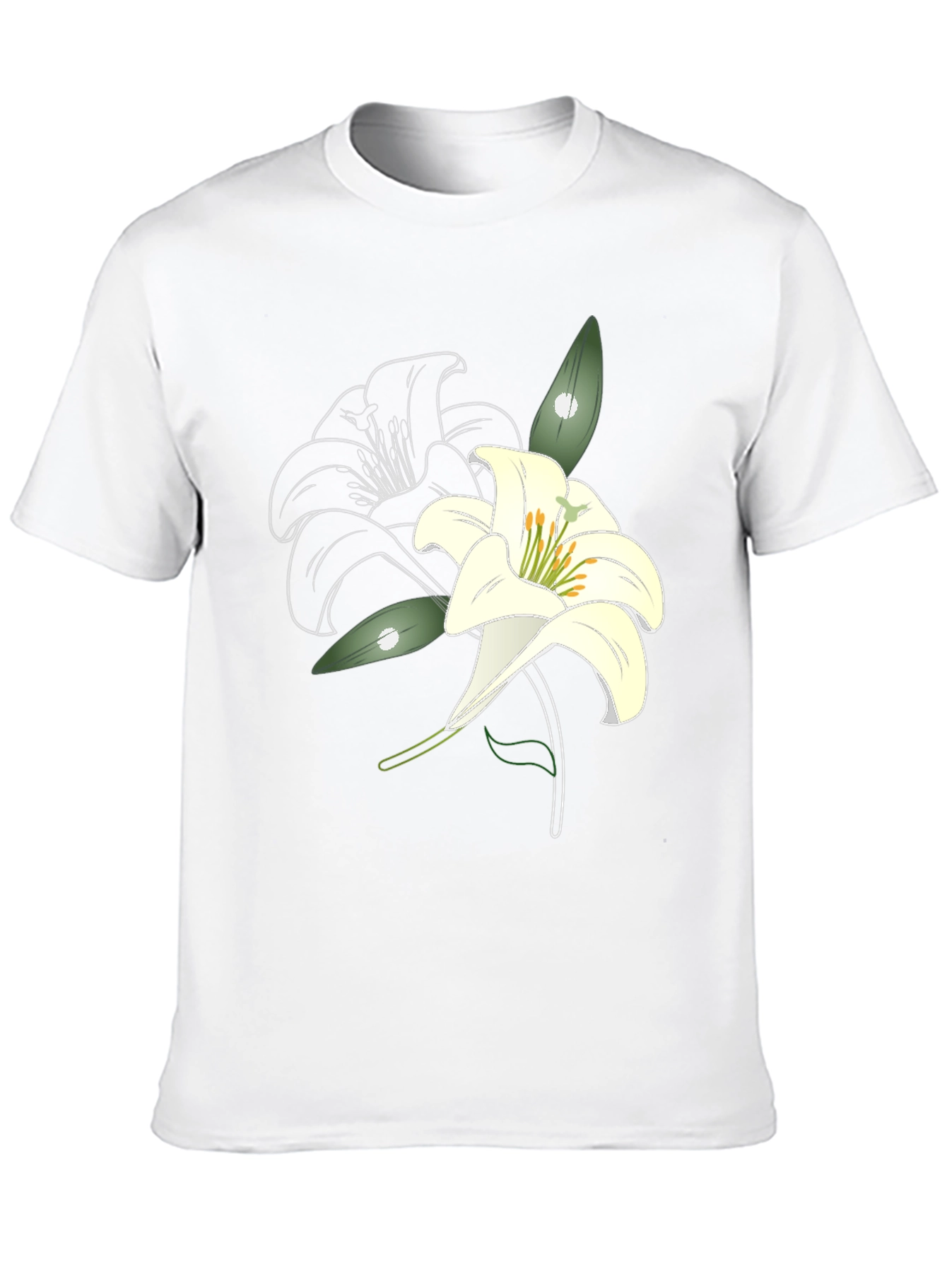 Lily Graphic Print T-Shirt - Casual Style