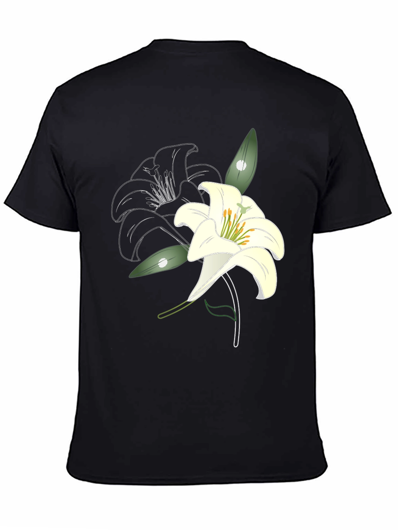 Lily Graphic Print T-Shirt - Casual Style