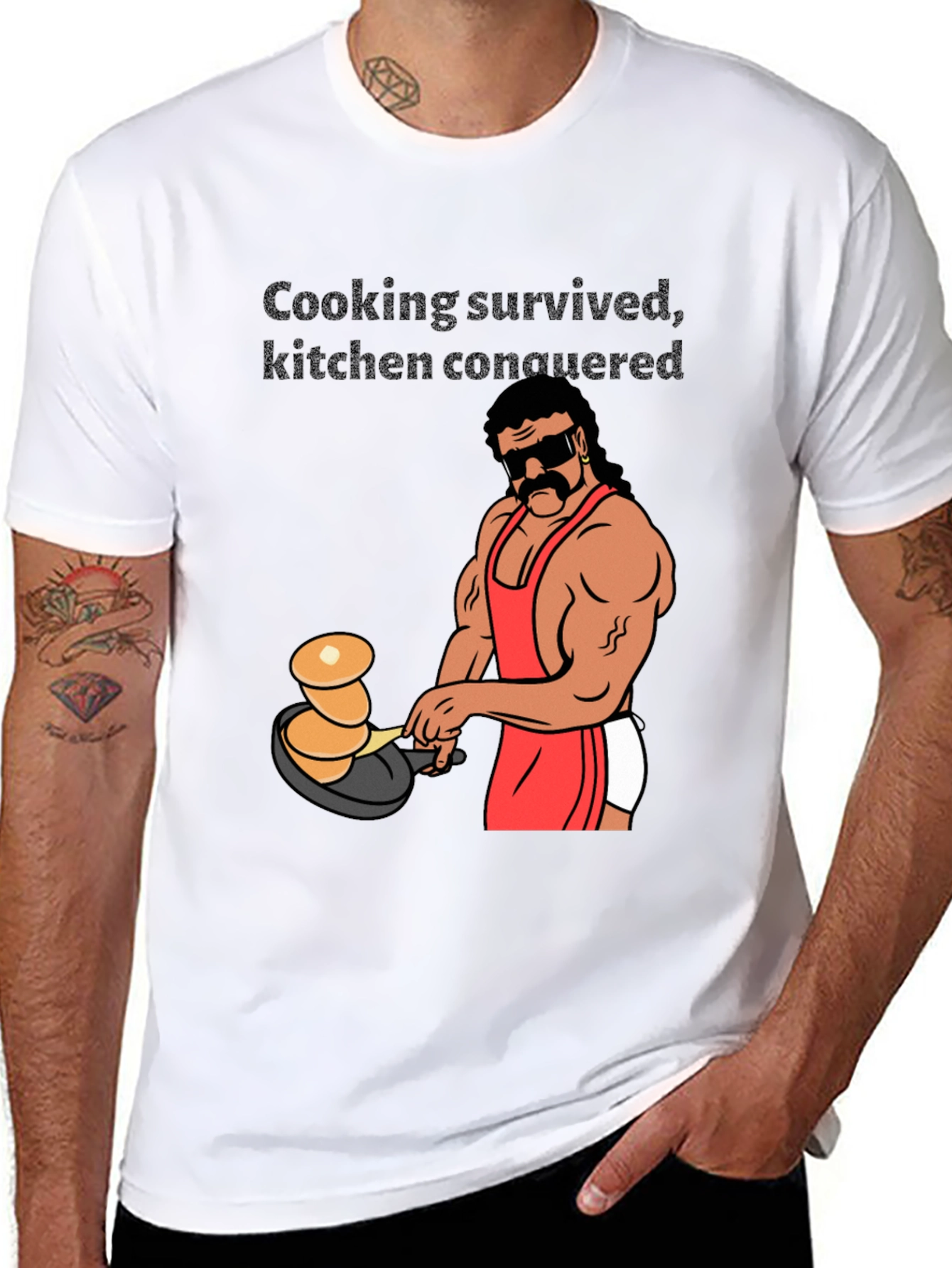 Cooking Survived Graphic T-Shirt