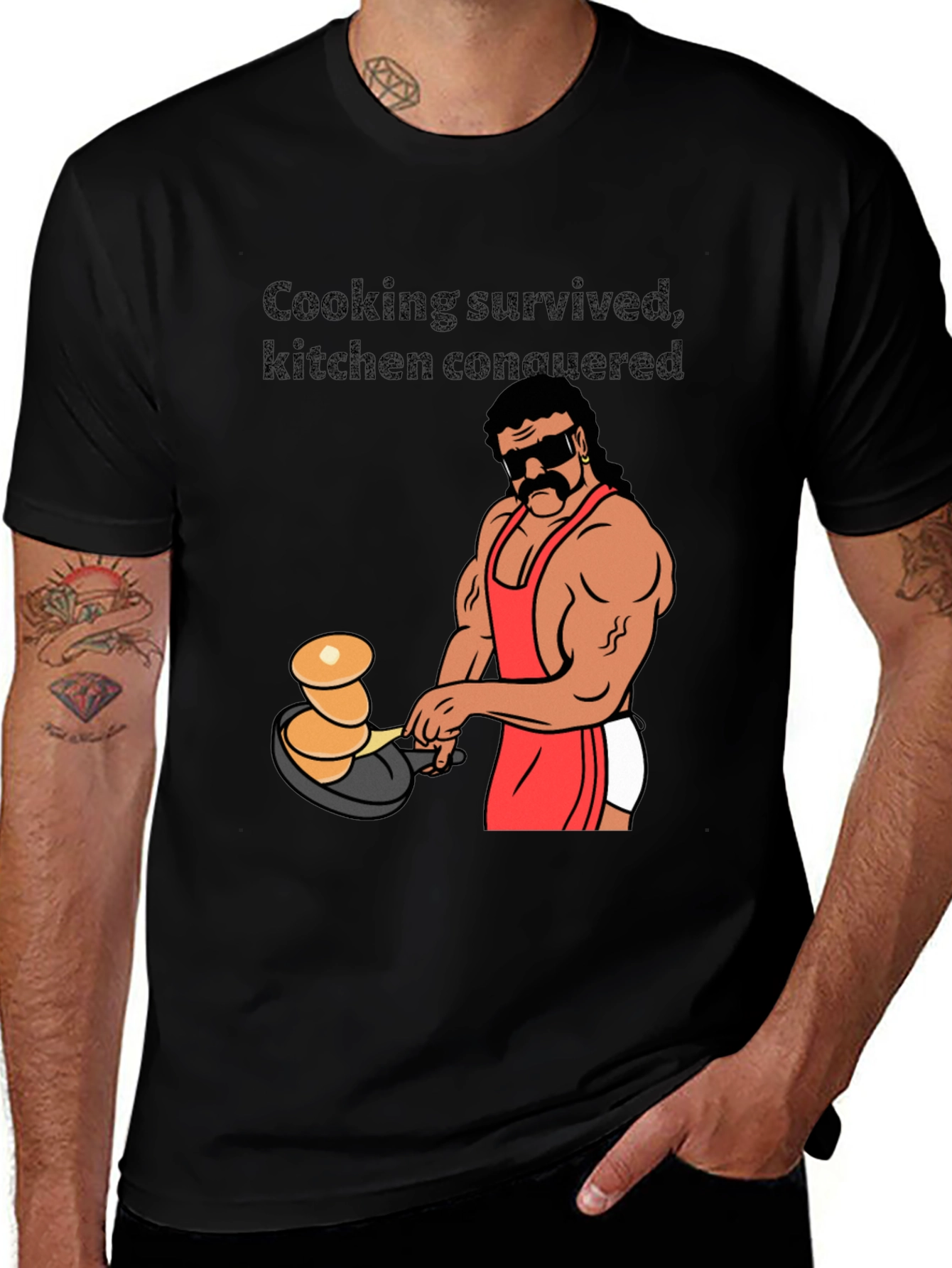 Cooking Survived Graphic T-Shirt