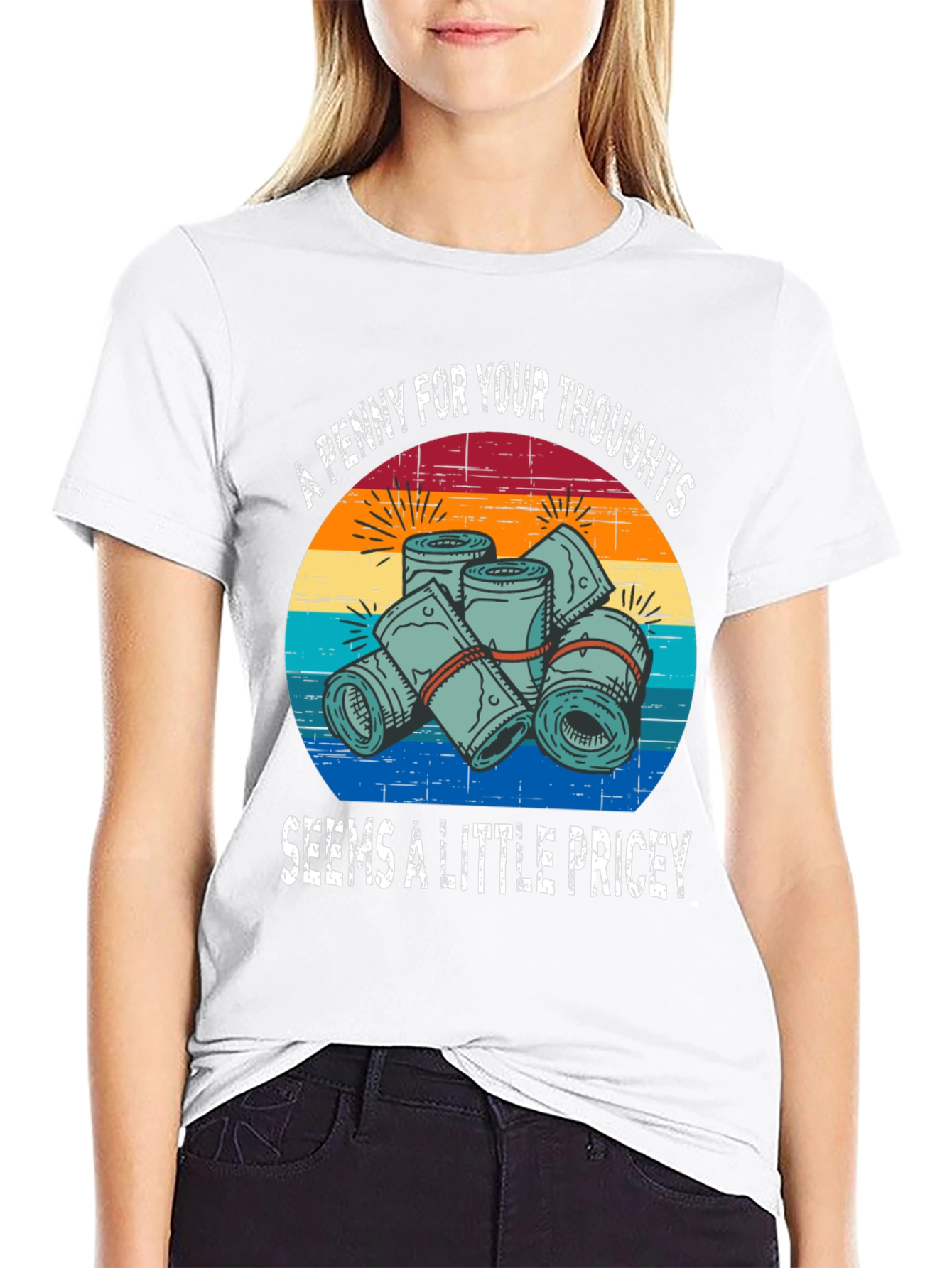 A Penny For Your Thoughts Funny T-Shirt