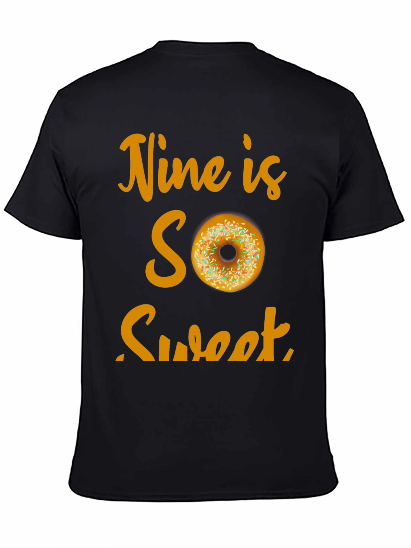Nine is SO Sweet Birthday Donut T-Shirt