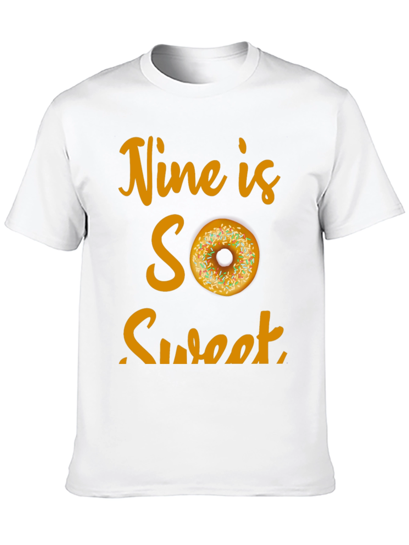 Nine is SO Sweet Birthday Donut T-Shirt