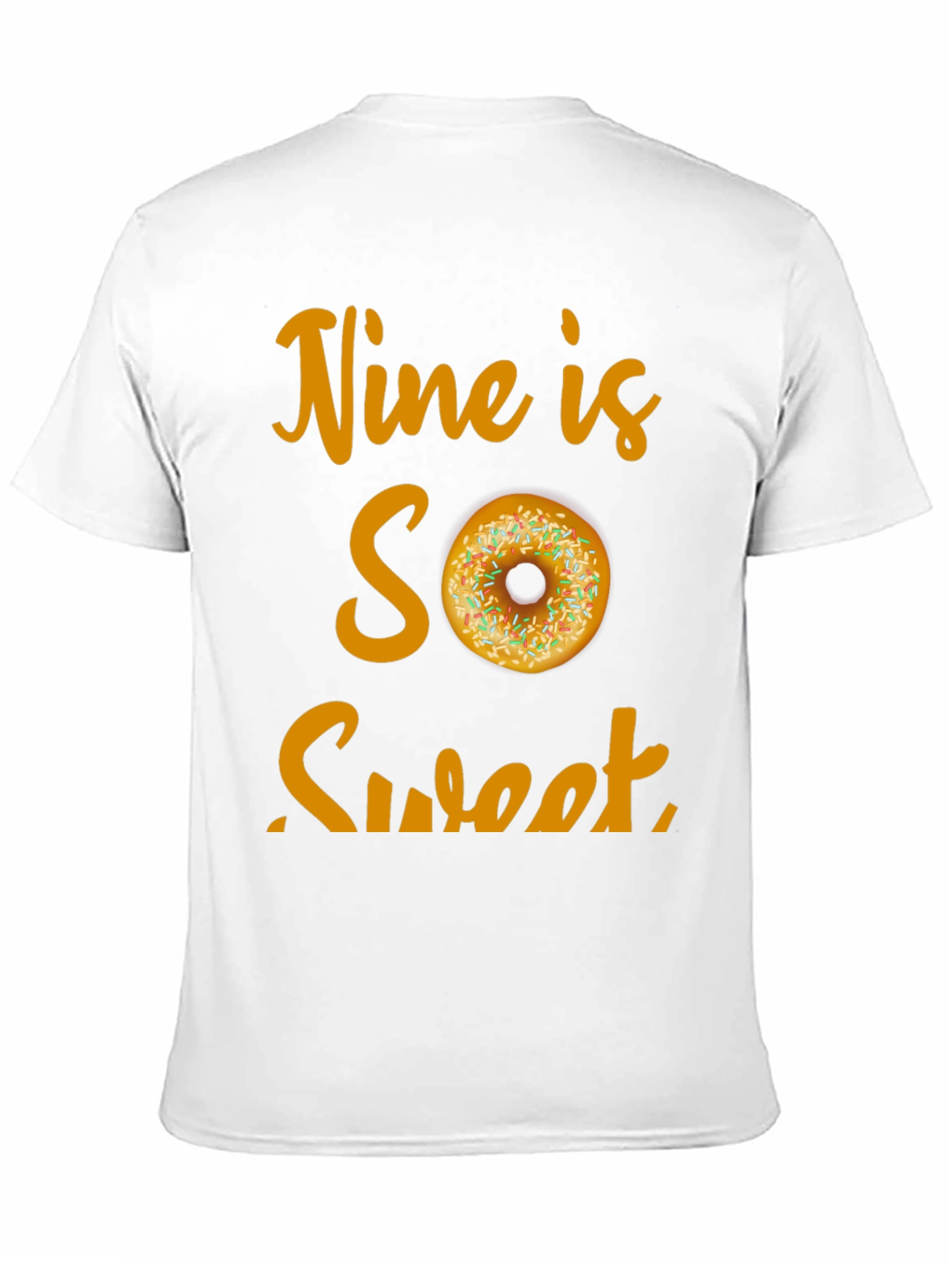 Nine is SO Sweet Birthday Donut T-Shirt