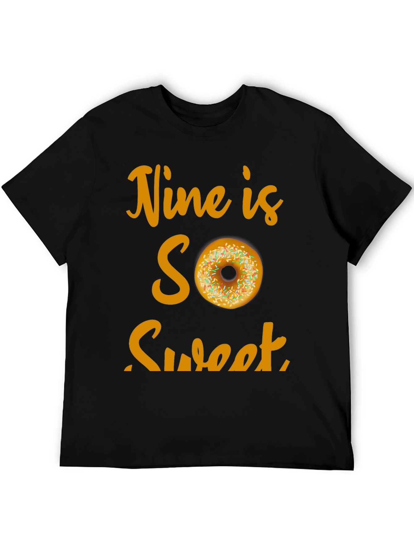 Nine is SO Sweet Birthday Donut T-Shirt