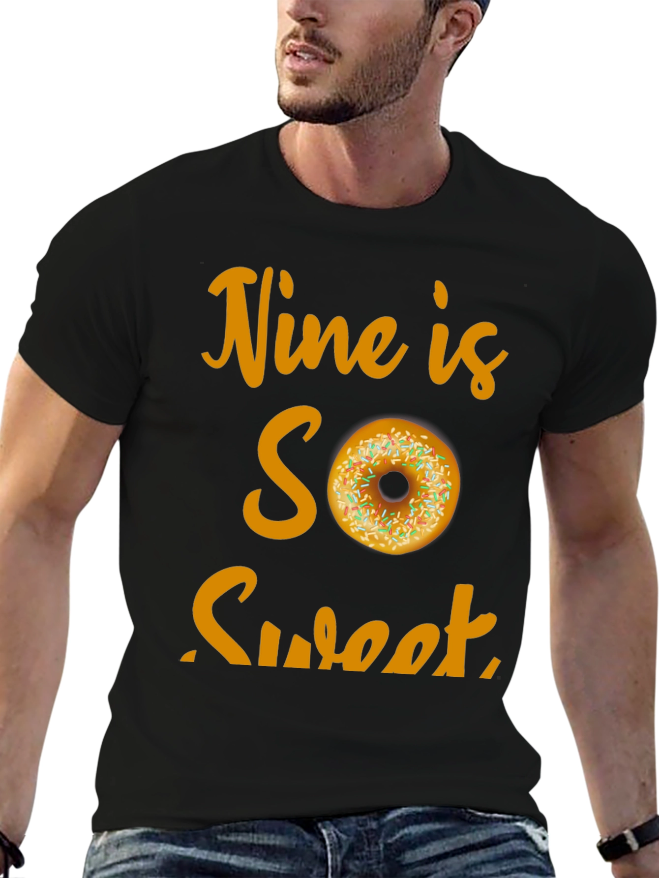 Nine is SO Sweet Birthday Donut T-Shirt