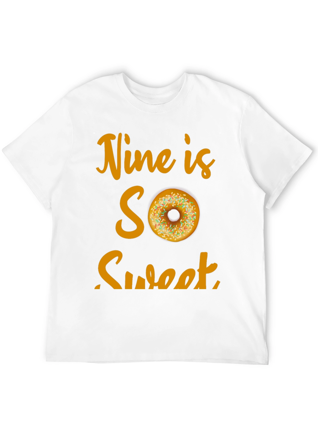 Nine is SO Sweet Birthday Donut T-Shirt