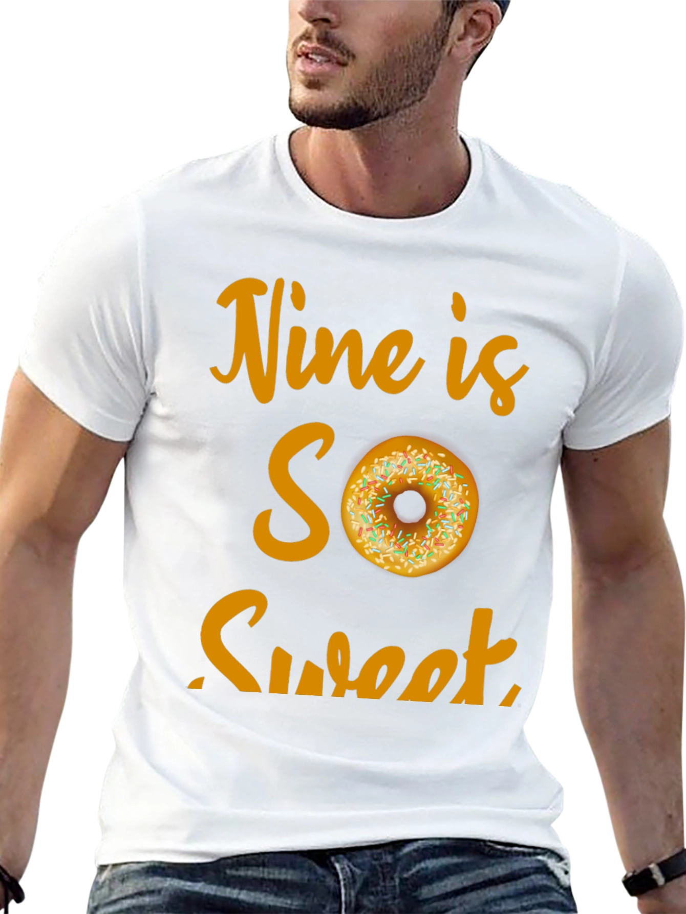 Nine is SO Sweet Birthday Donut T-Shirt