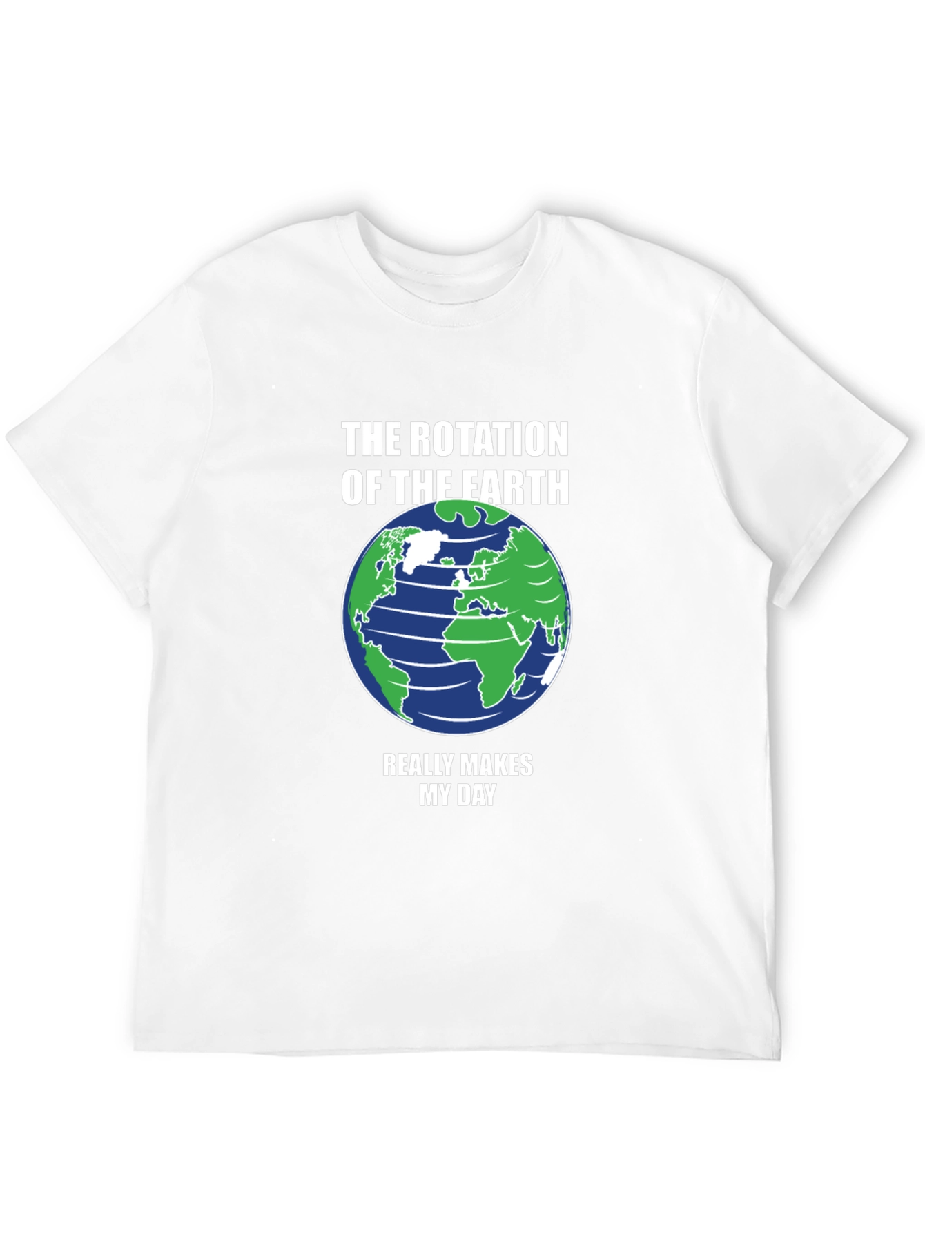 Earth Rotation T-Shirt - Makes My Day