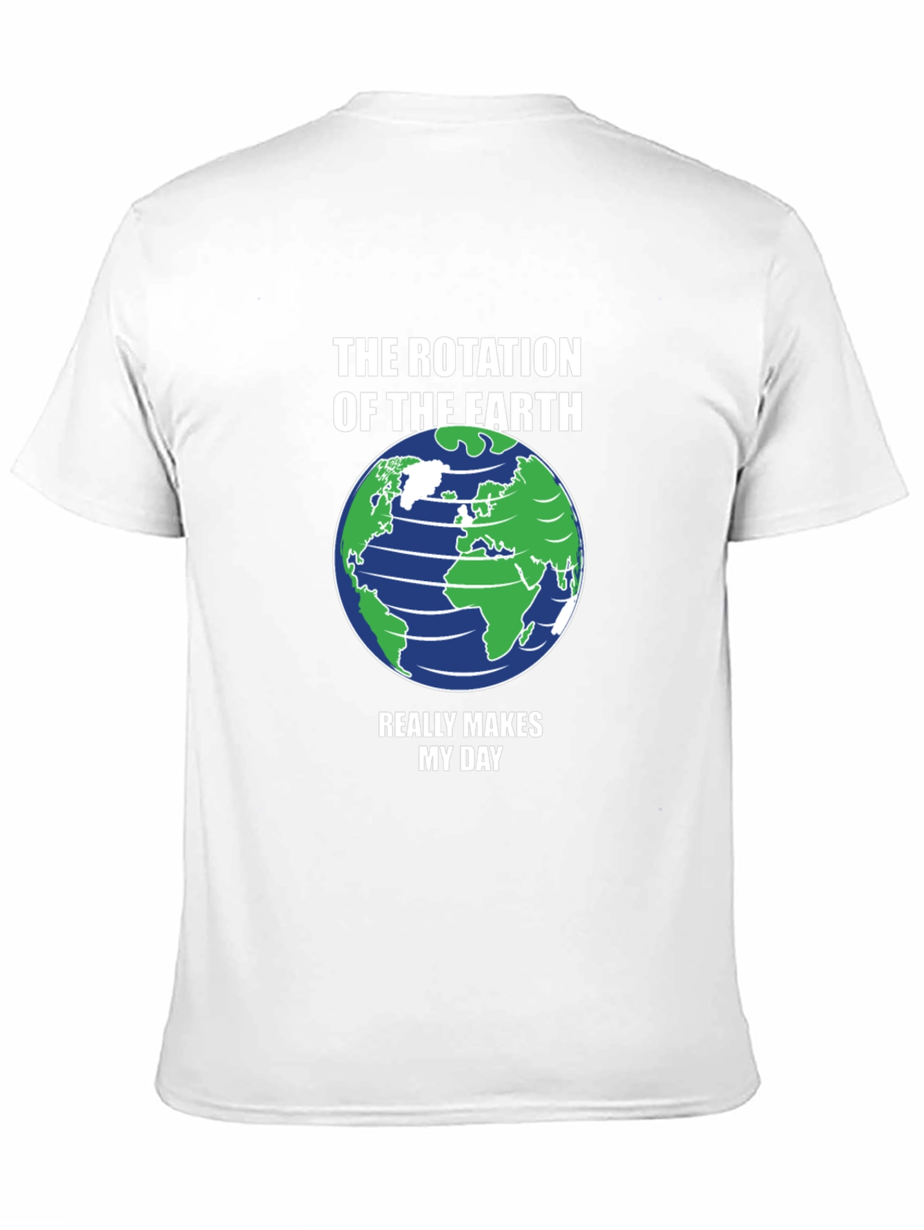 Earth Rotation T-Shirt - Makes My Day